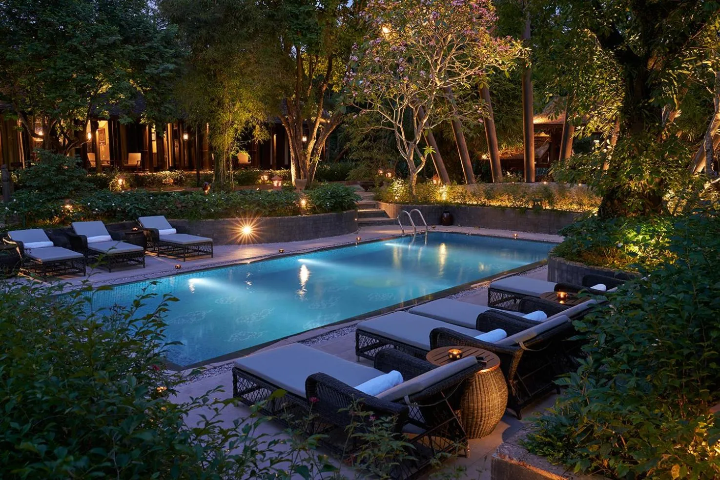 Swimming pool in Ancient Huế Garden Houses
