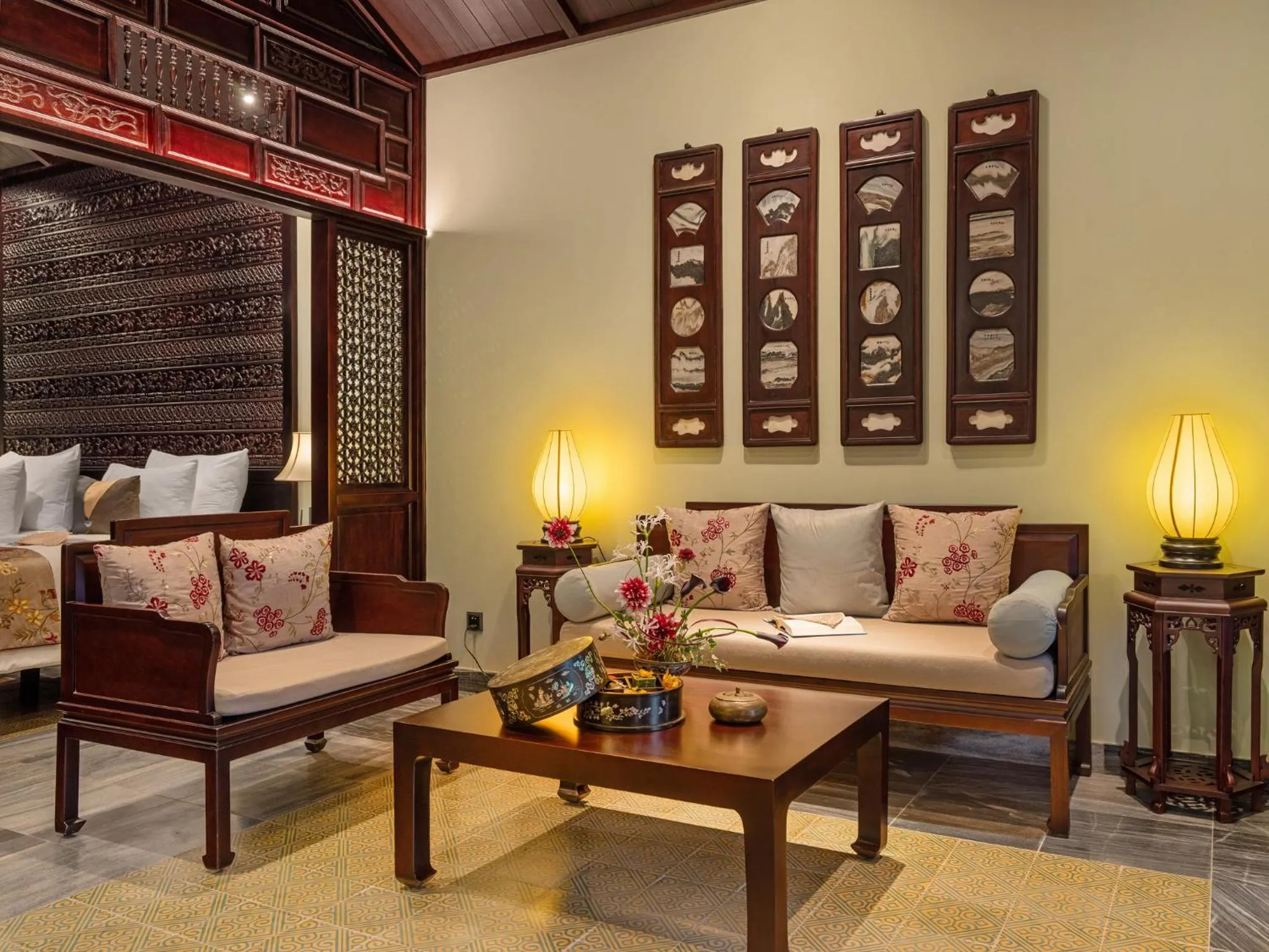 Living room in Ancient Huế Garden Houses