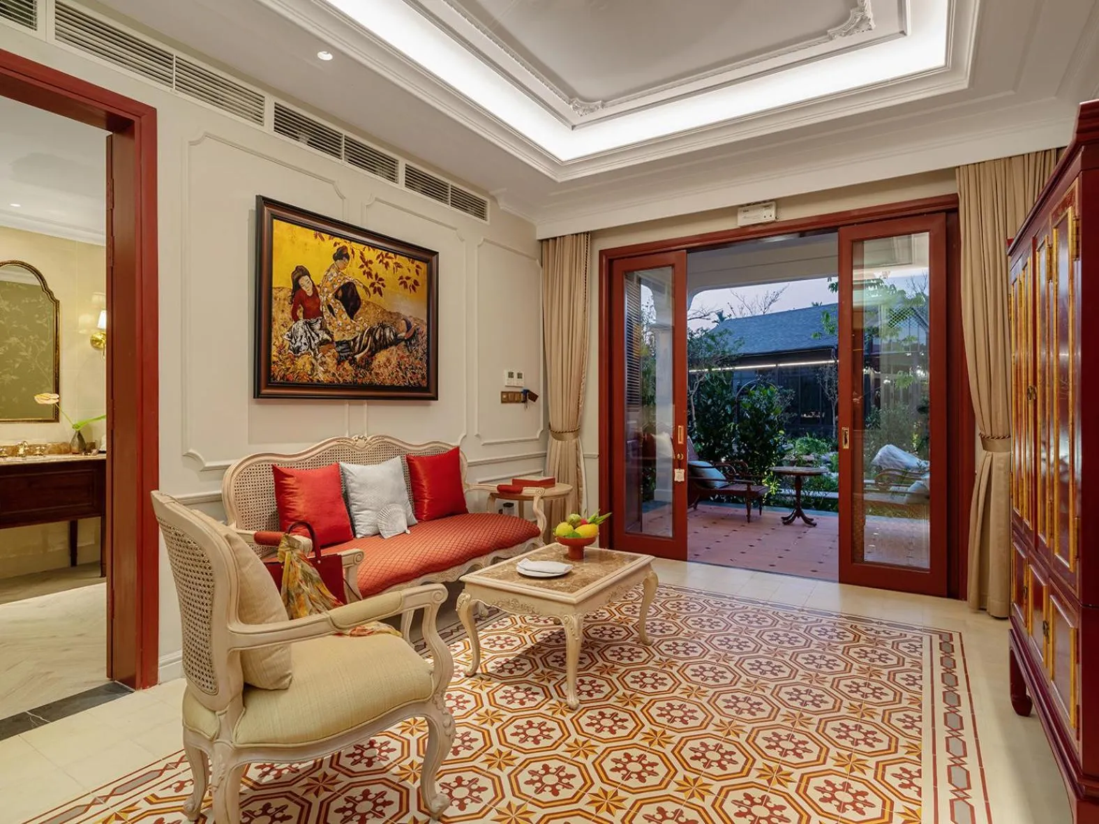 Living room in Ancient Huế Garden Houses