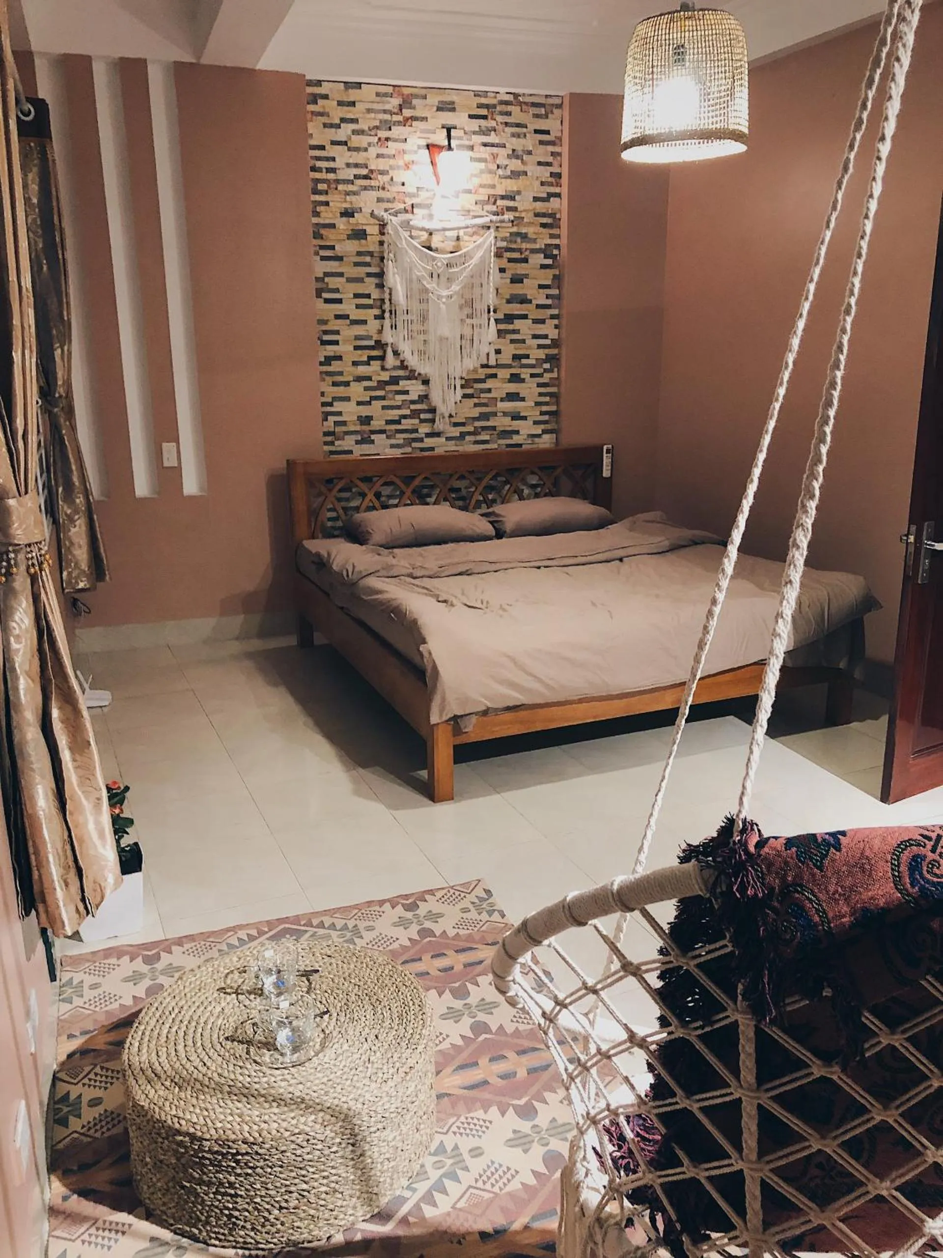 Bed in Cactus Homestay