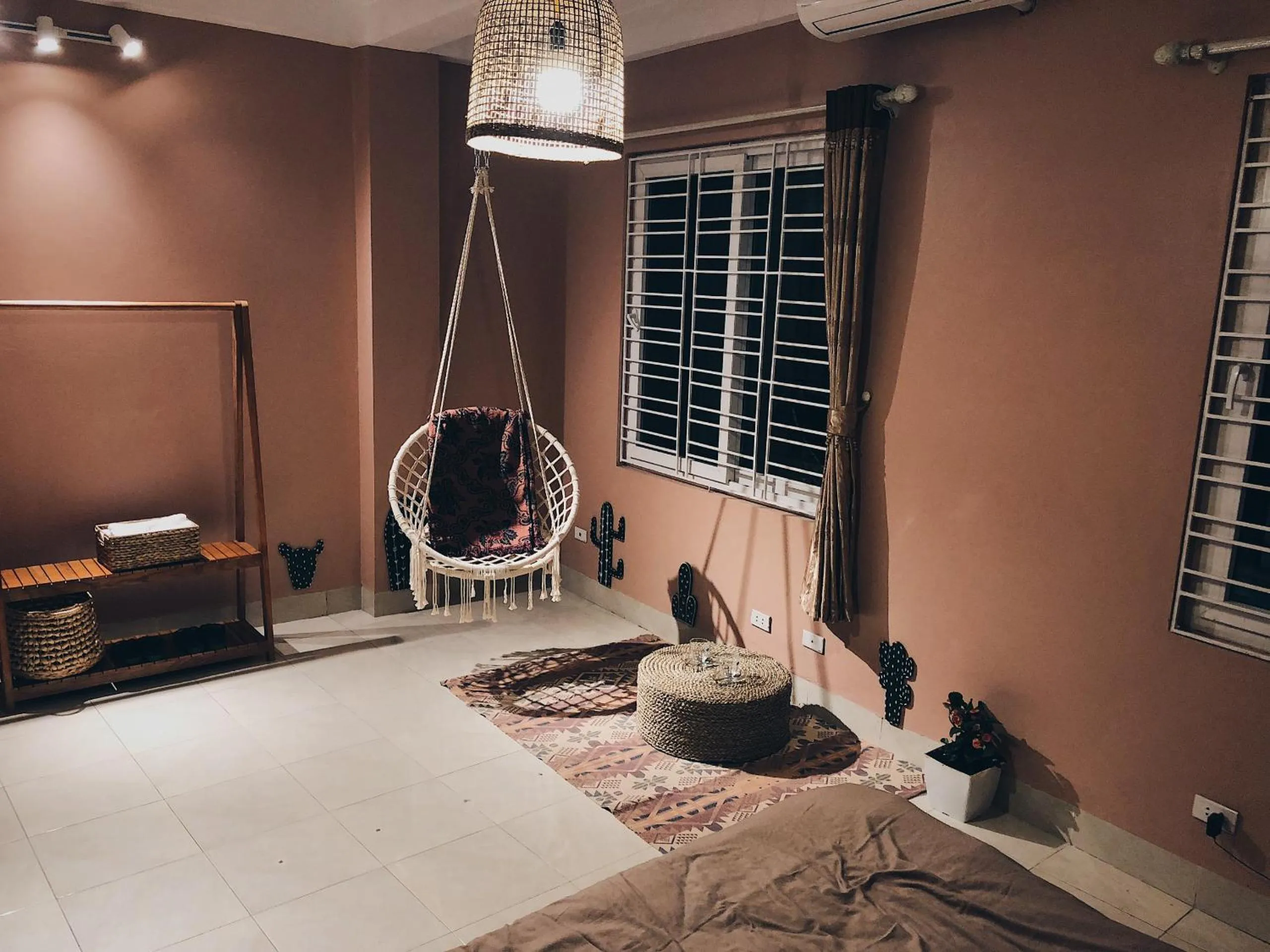 Bed in Cactus Homestay