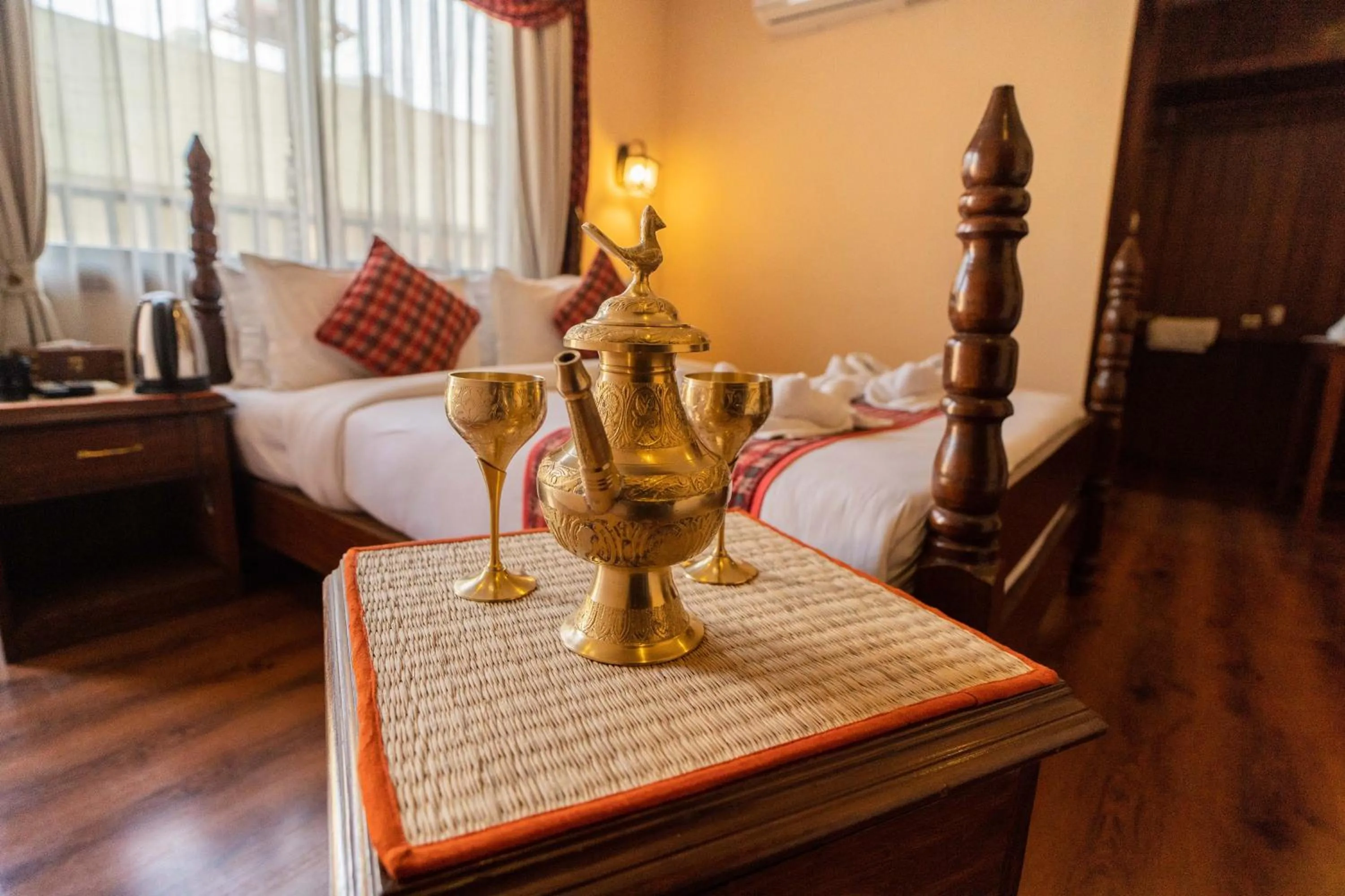 Decorative detail, Bed in Nivas Boutique Home