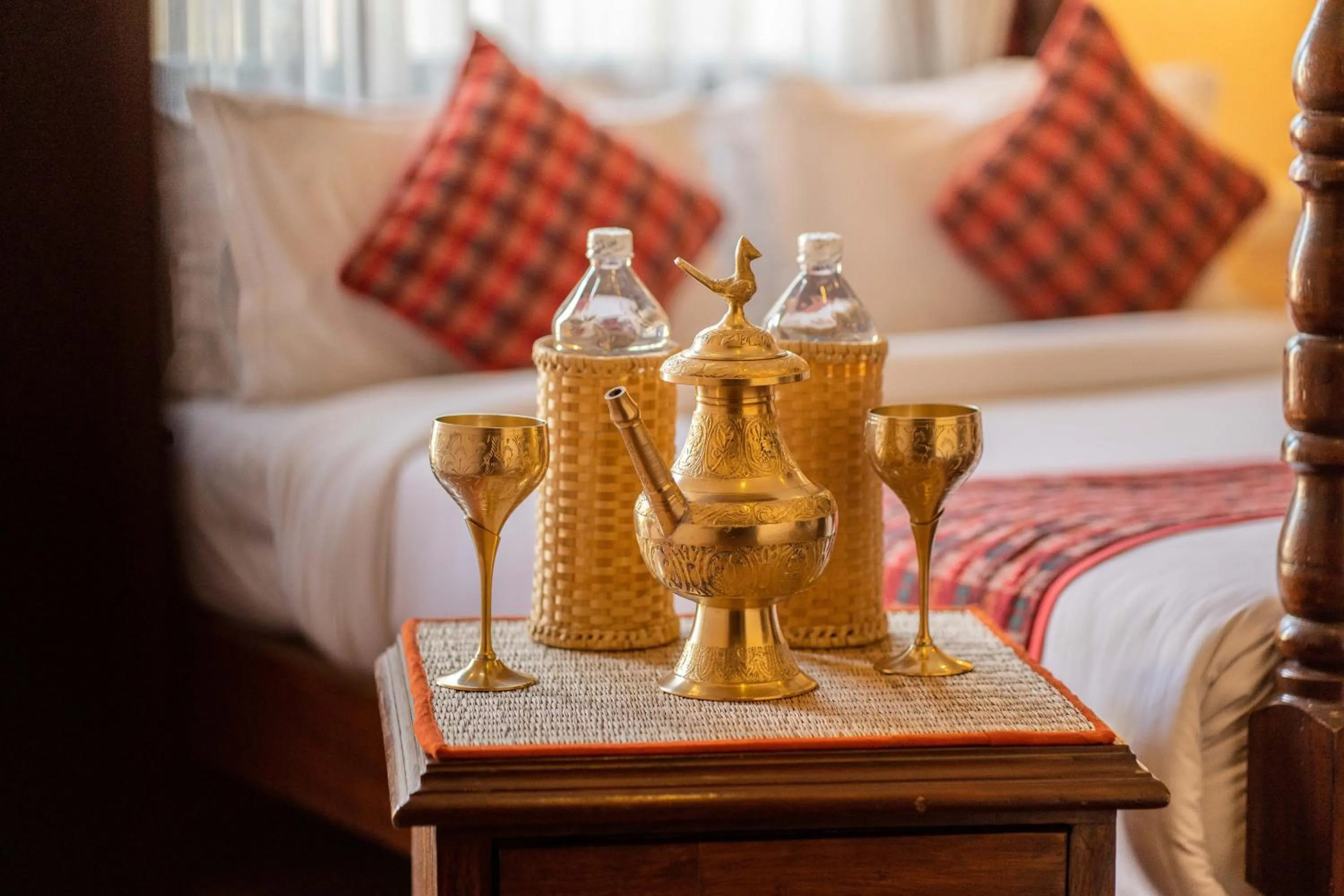 Decorative detail, Bed in Nivas Boutique Home