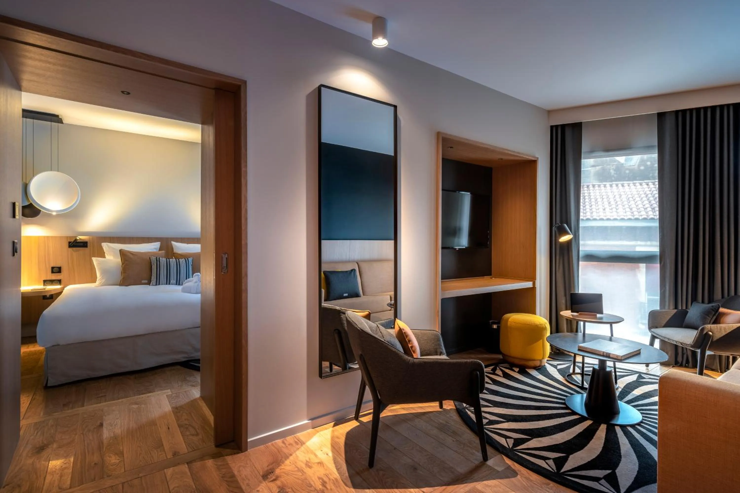 Photo of the whole room, Bed in Hôtel Villa KOEGUI Bayonne