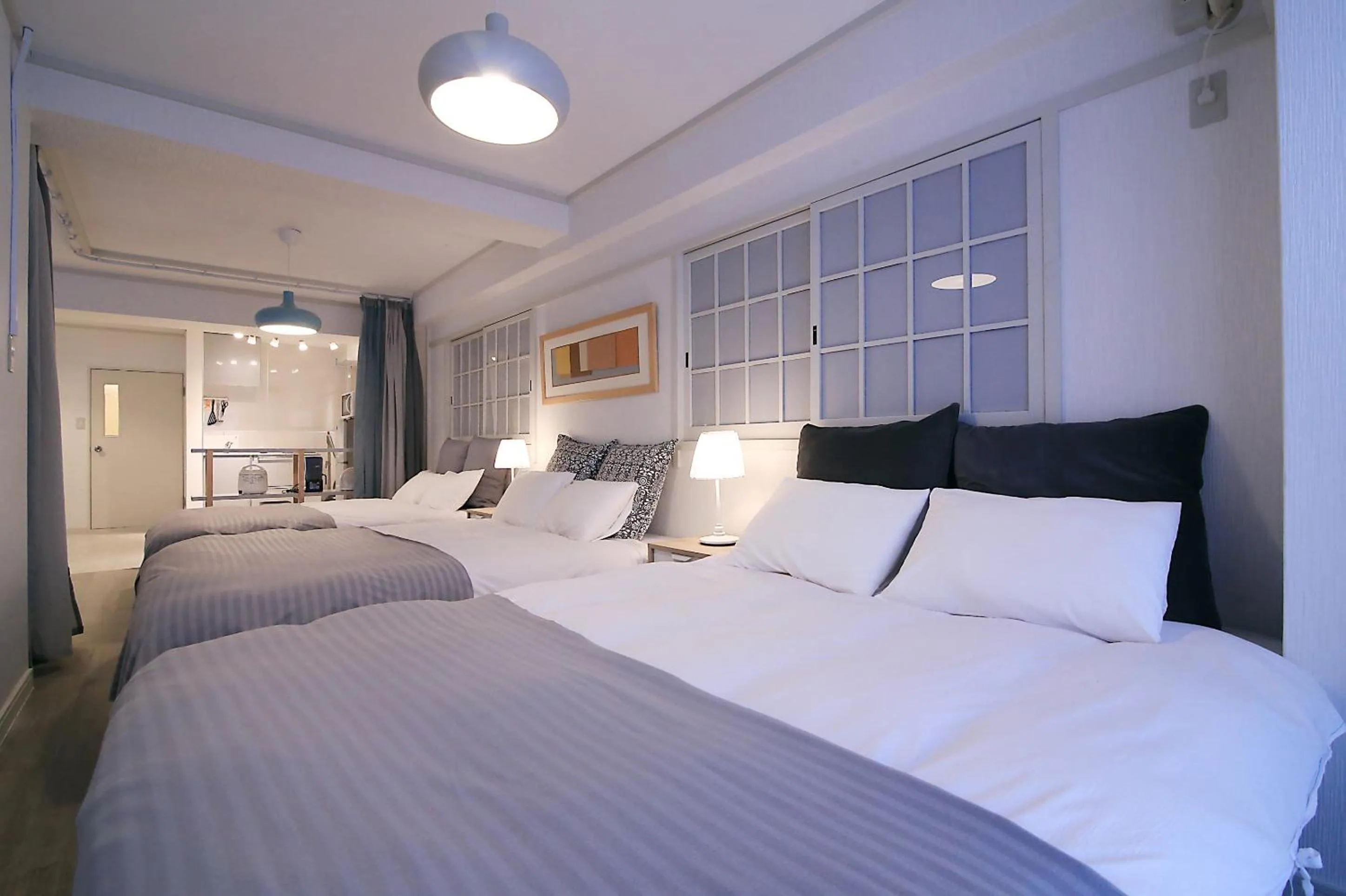 Bed in TOMARU MORISITA HOUSE