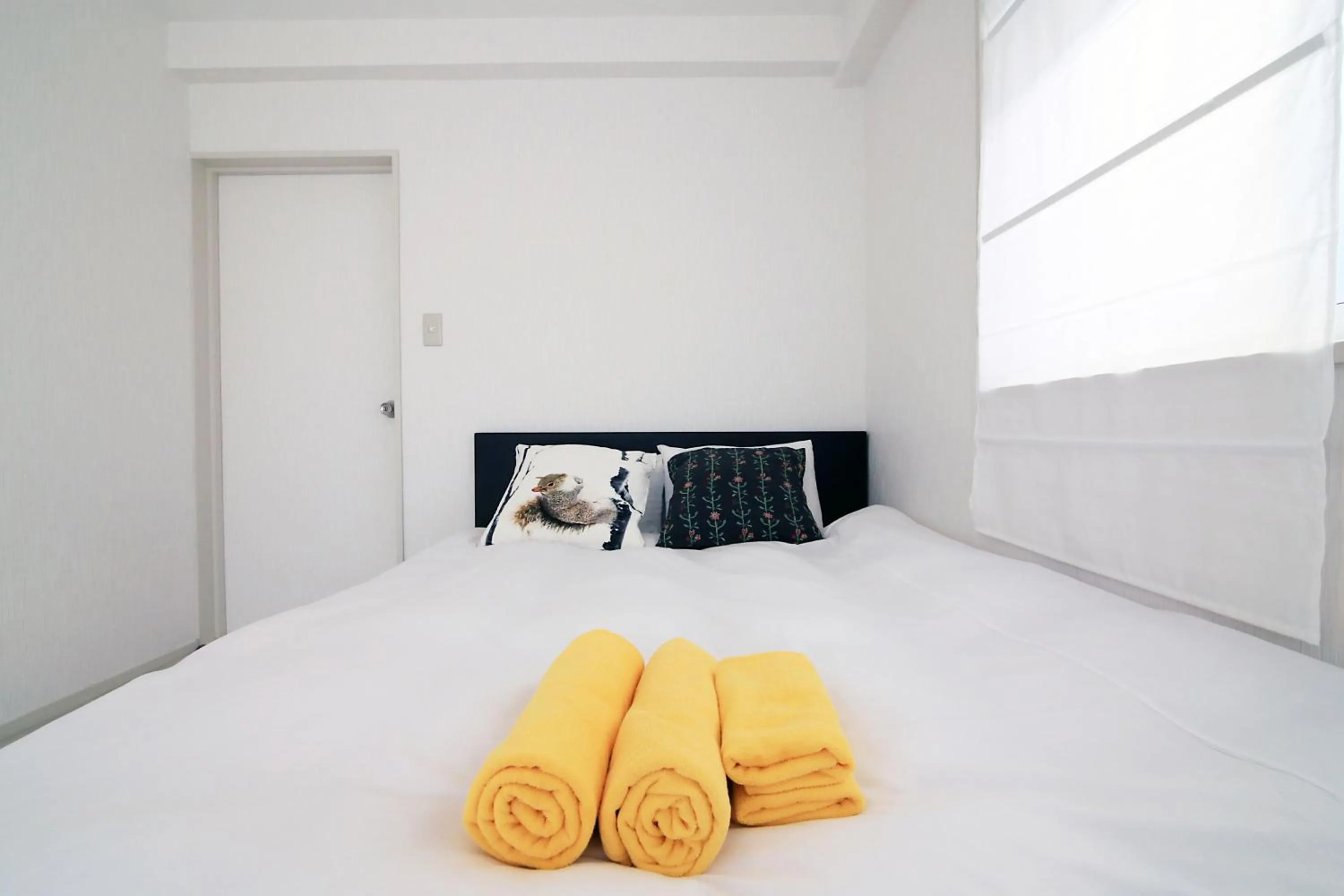 Bed in TOMARU MORISITA HOUSE