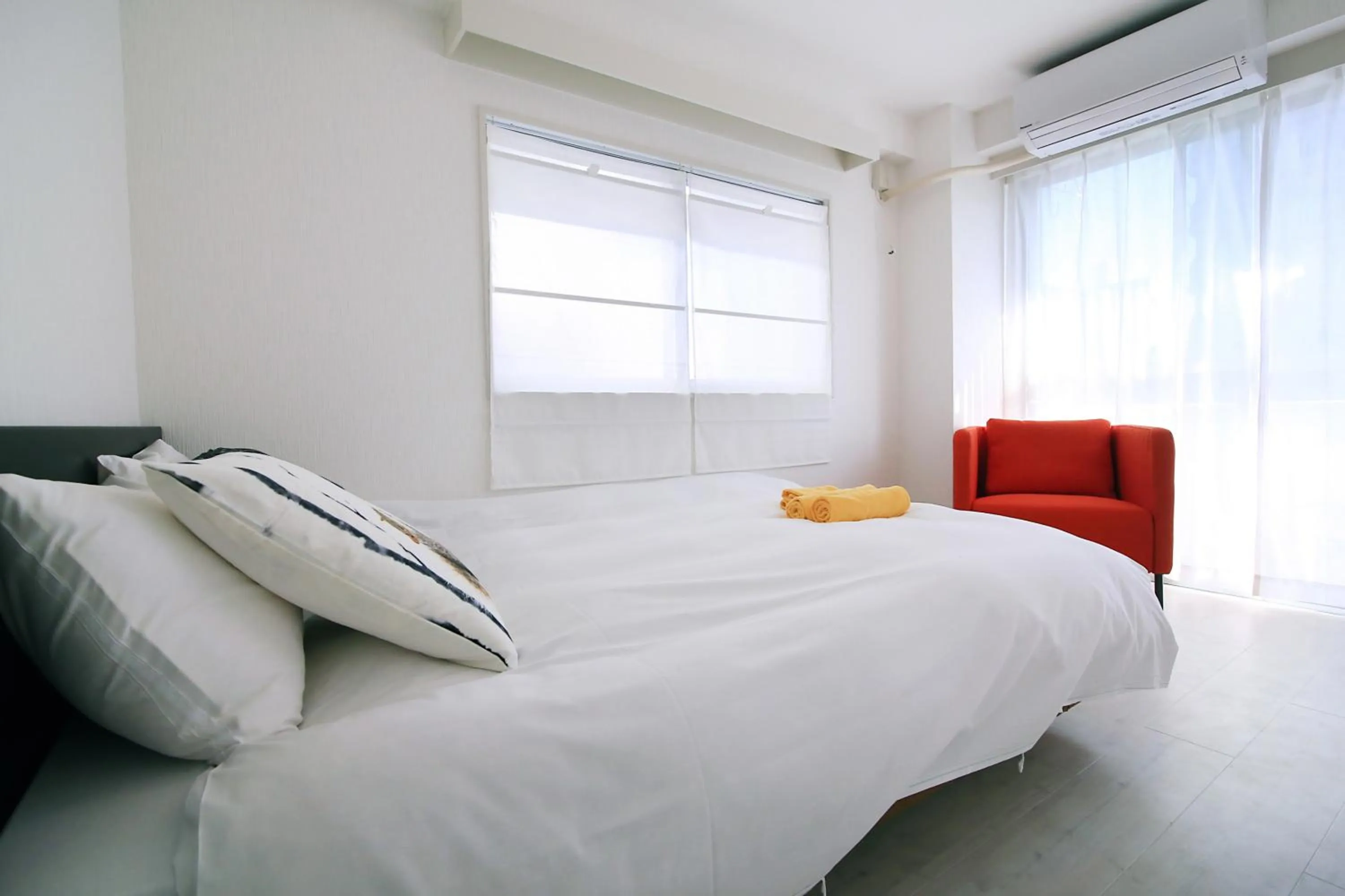 Bed in TOMARU MORISITA HOUSE