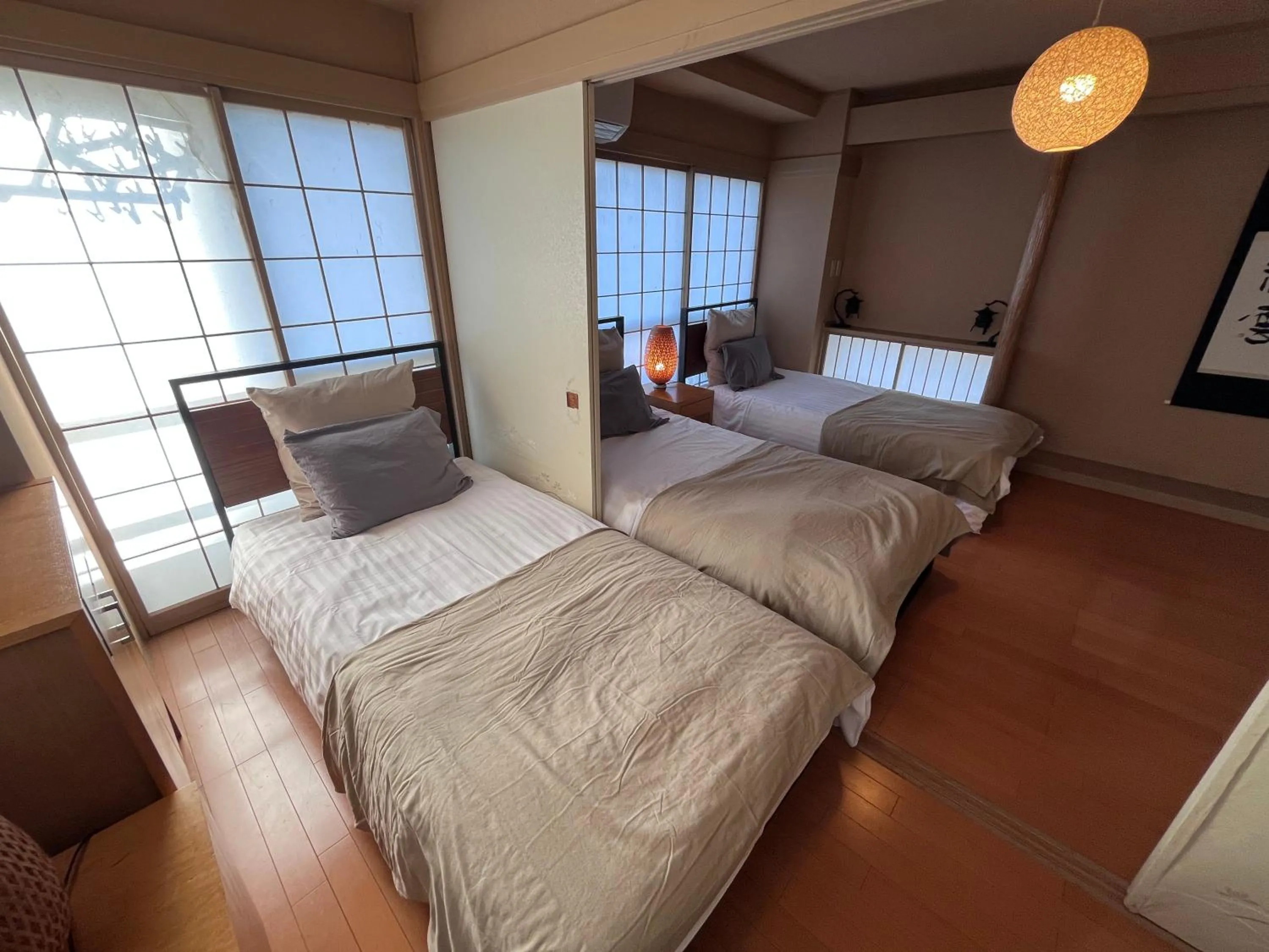 Bed in TOMARU MORISITA HOUSE