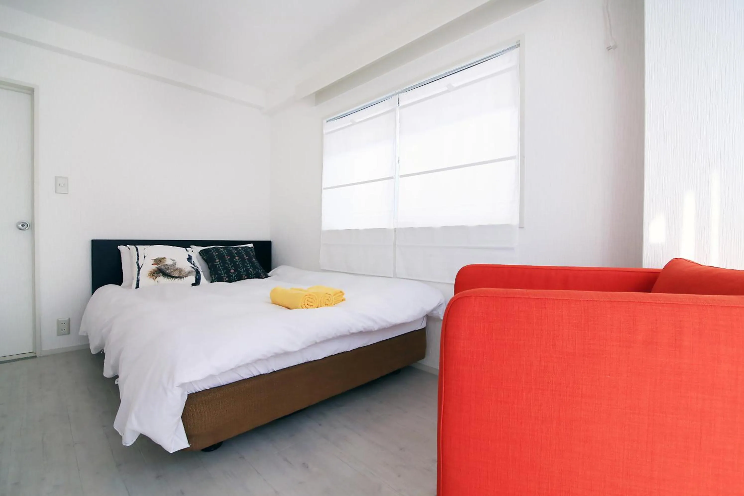 Bed in TOMARU MORISITA HOUSE