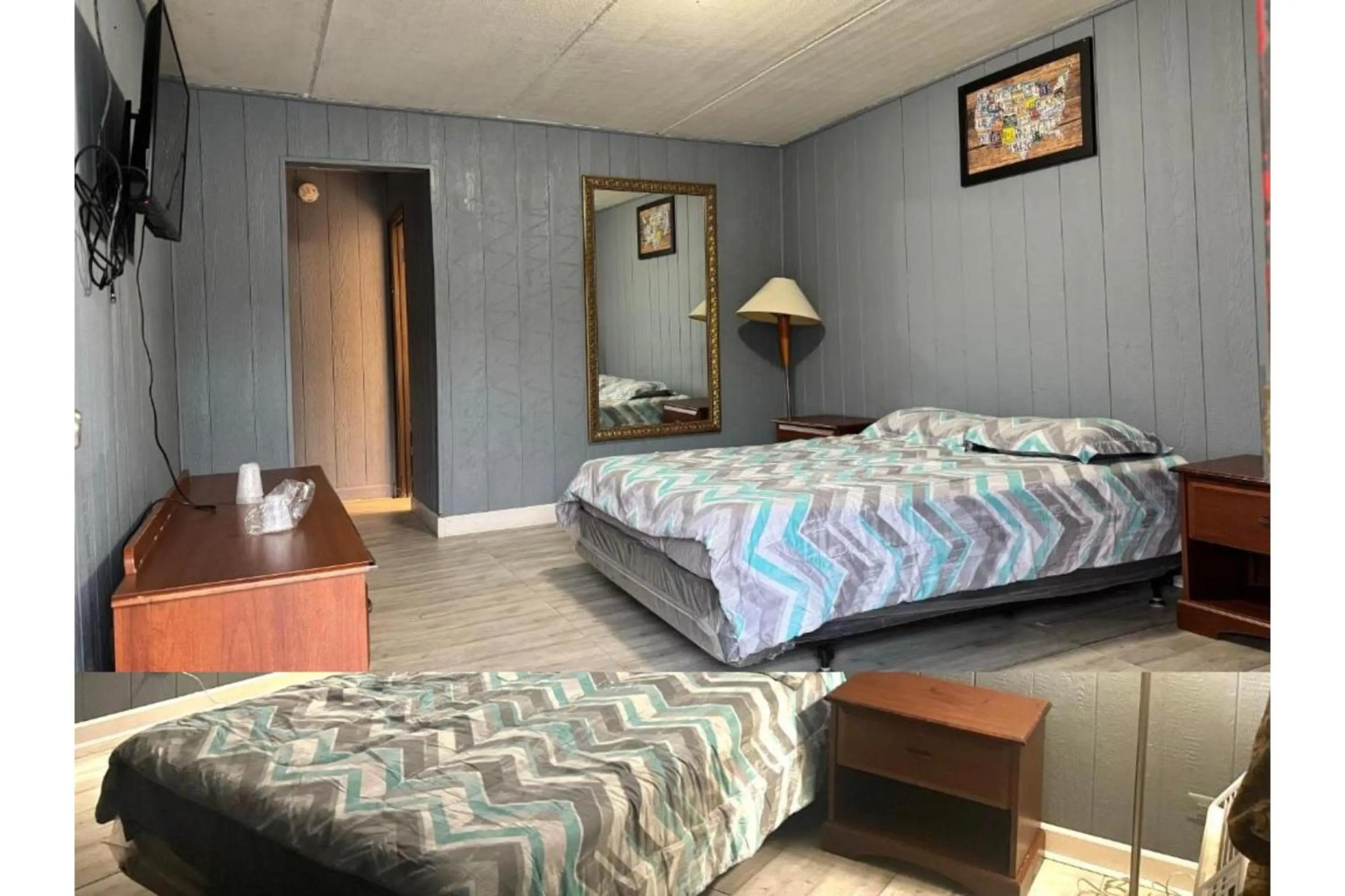 Bedroom, Bed in Best Motel By OYO Chicago I-90