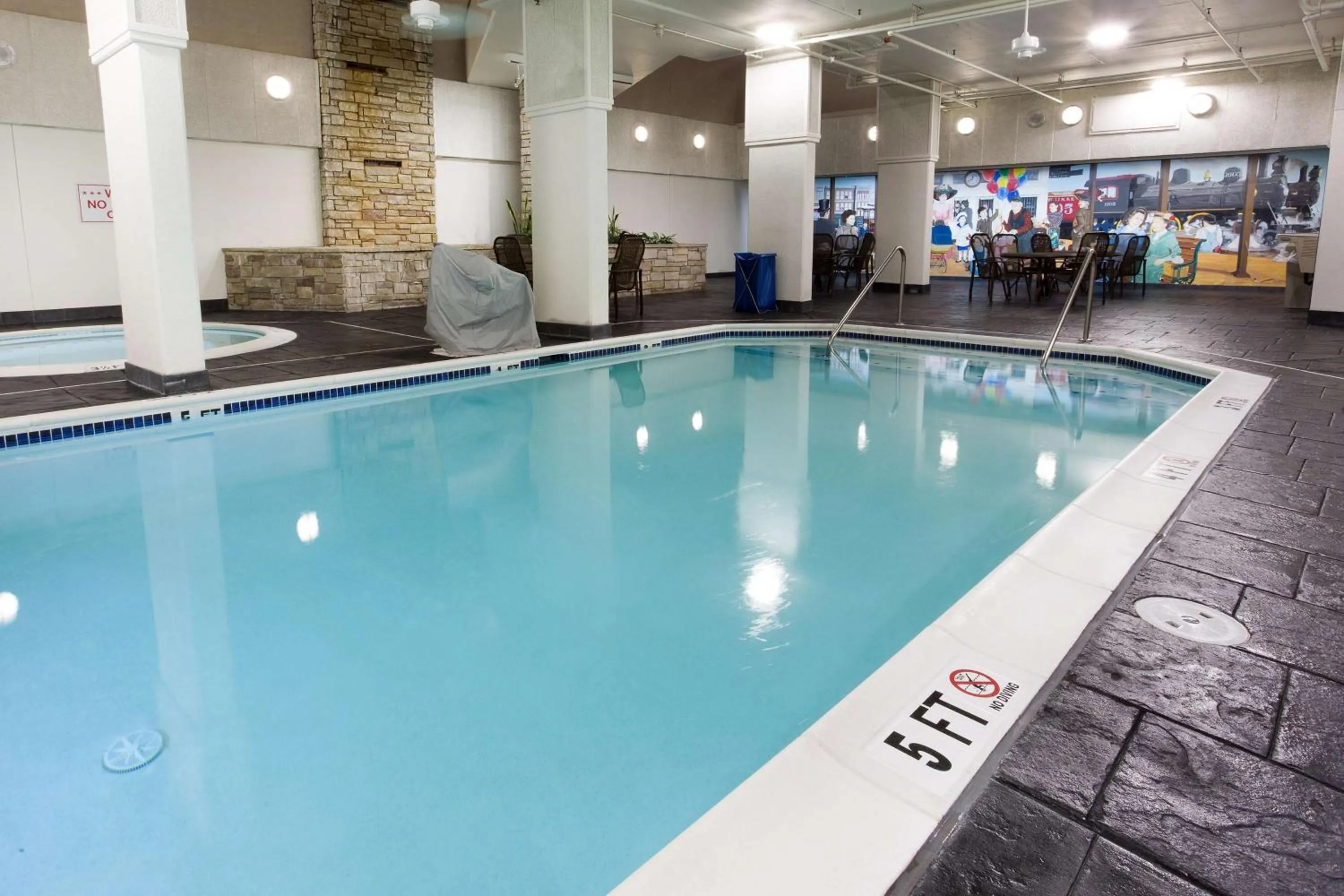 Pool view in Drury Inn and Suites St Louis Union Station