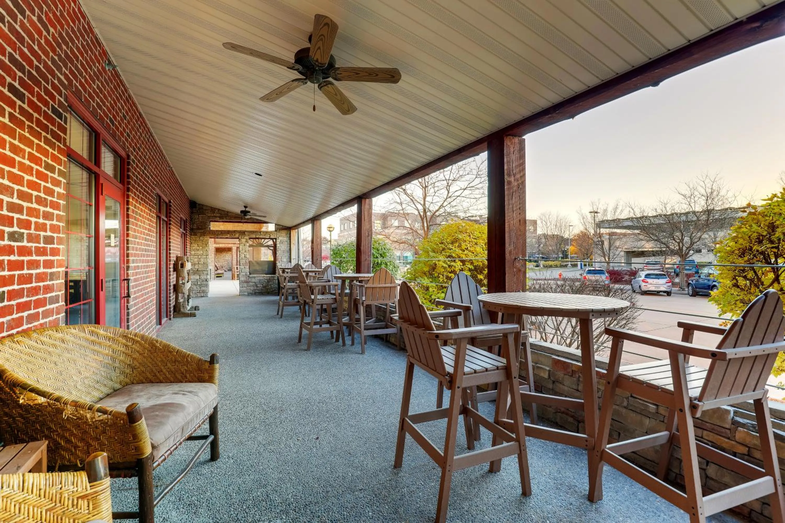 Patio in Stoney Creek Hotel Quad Cities - Moline