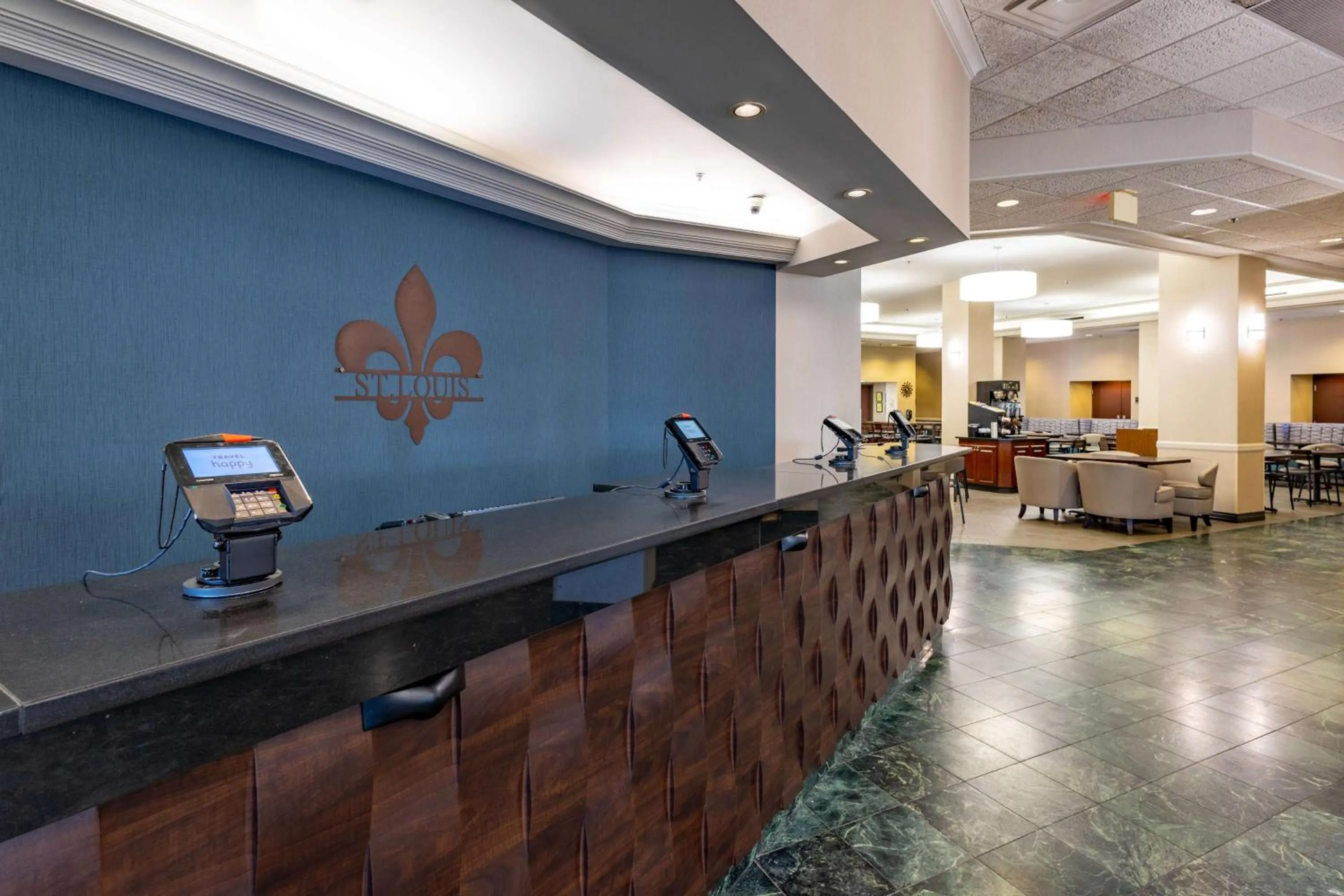 Lobby or reception in Pear Tree Inn St. Louis Near Union Station