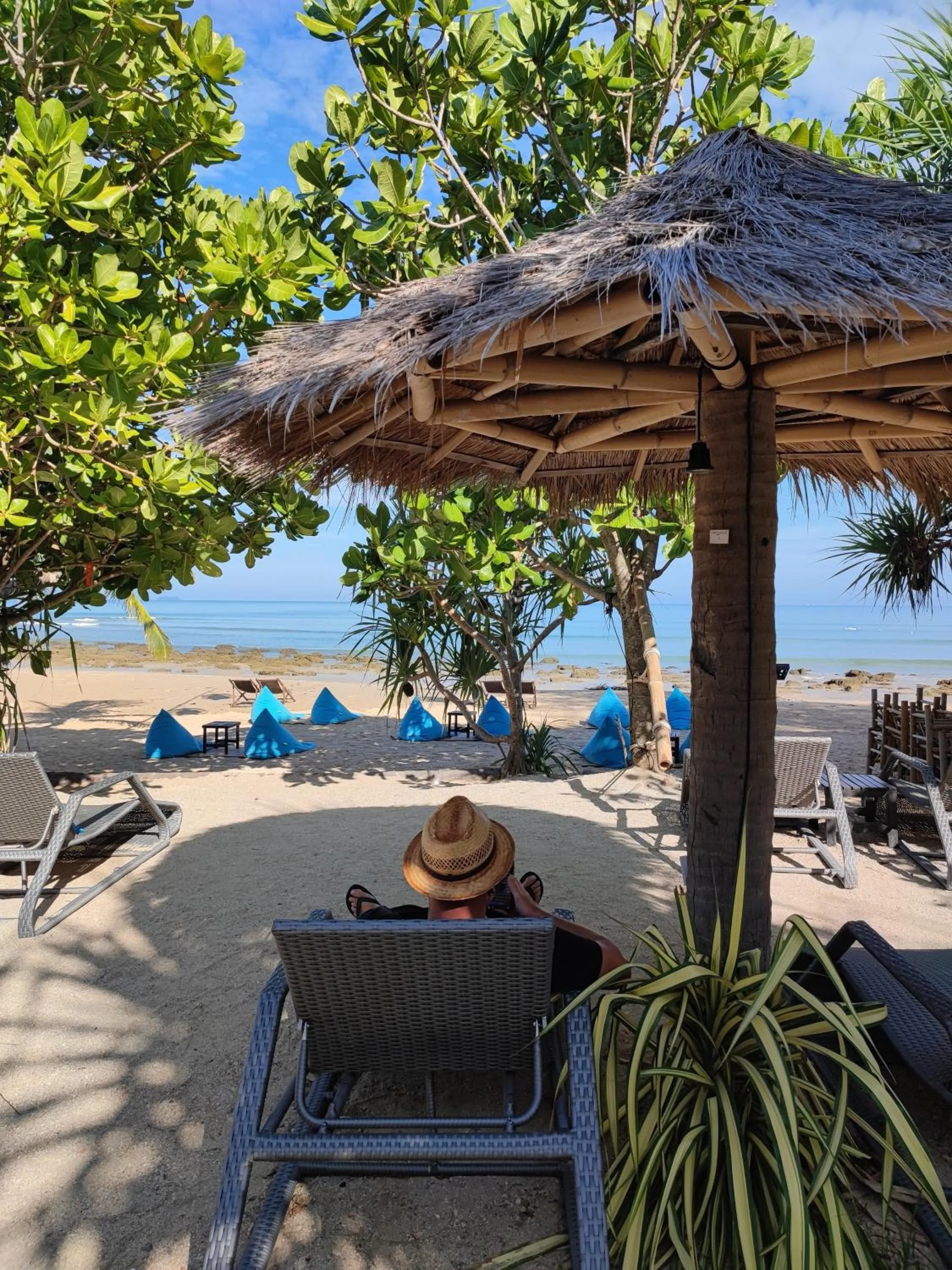 Sea view in The Lazy Lodge