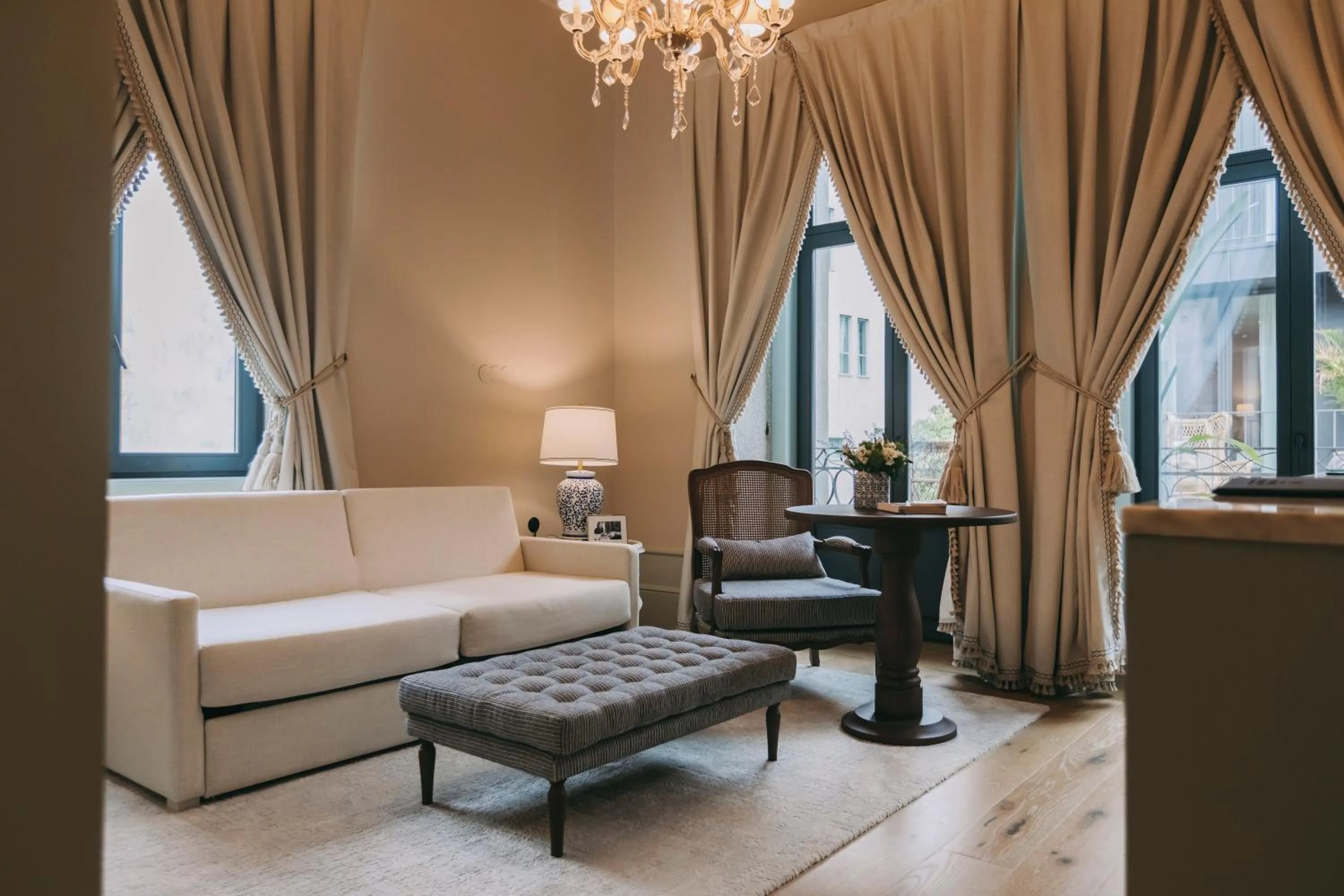 Living room in Torel Palace Porto