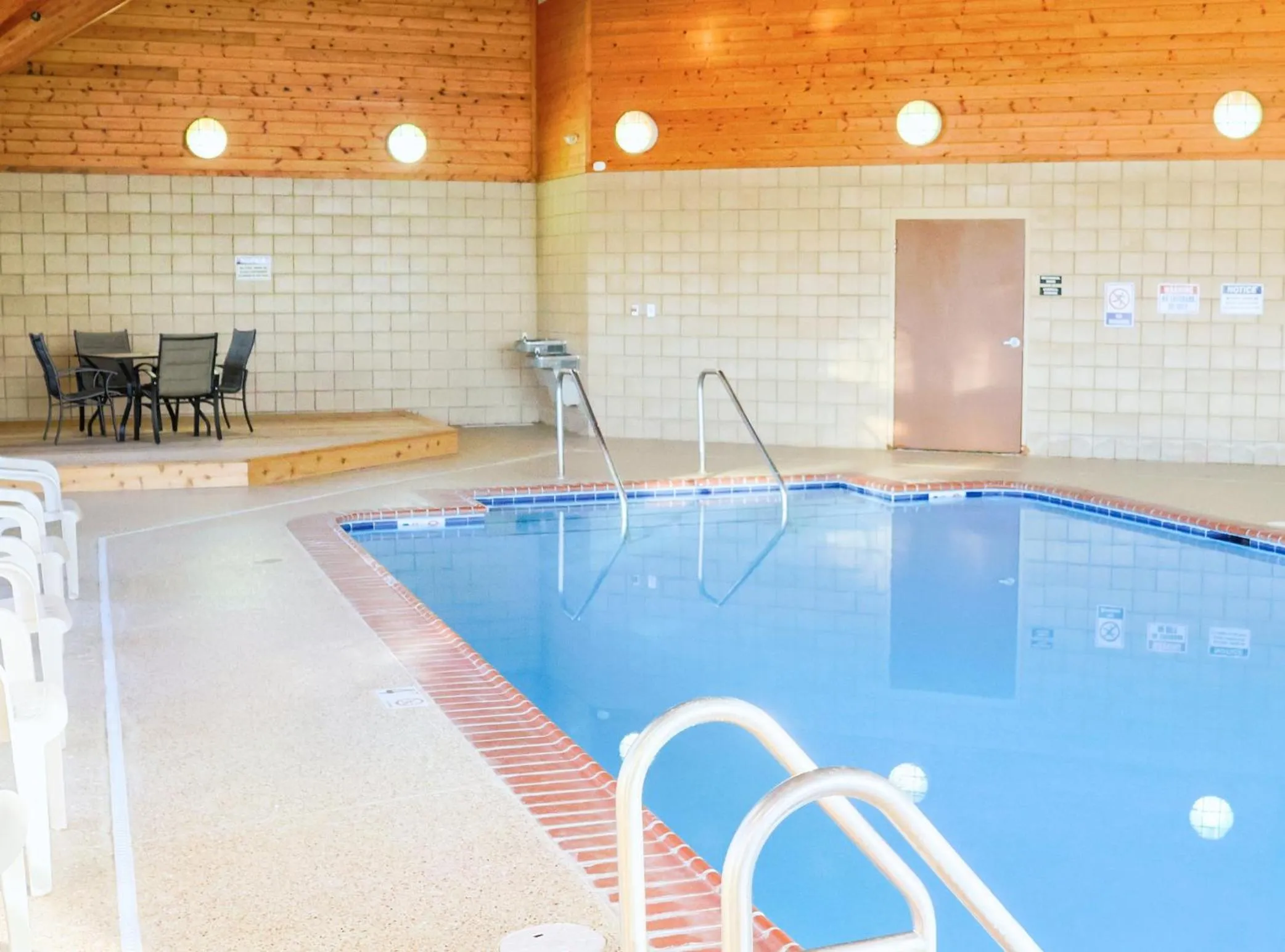 Swimming pool in AmericInn by Wyndham Monmouth