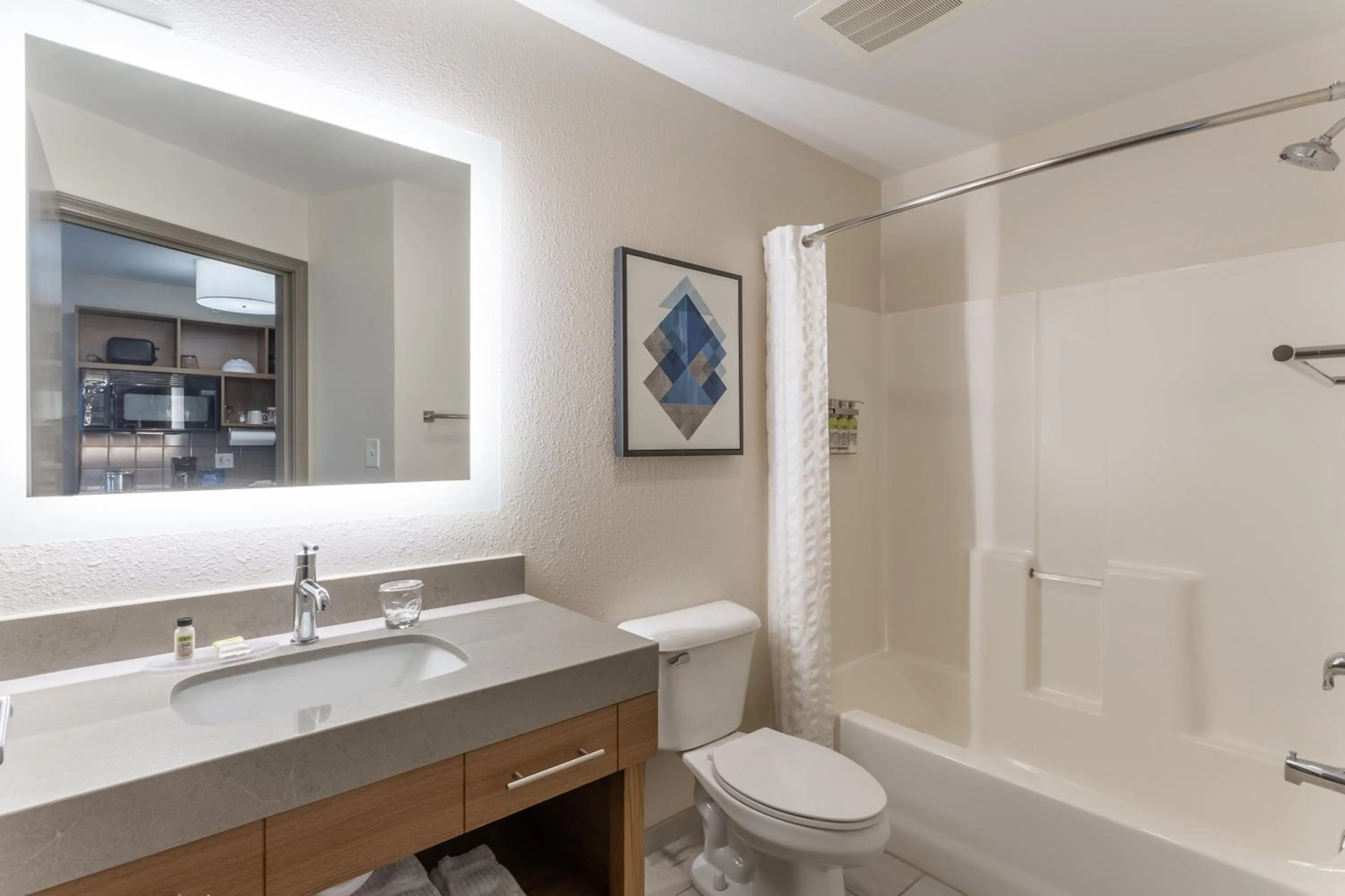 Bathroom in Candlewood Suites Ofallon, Il - St. Louis Area by IHG