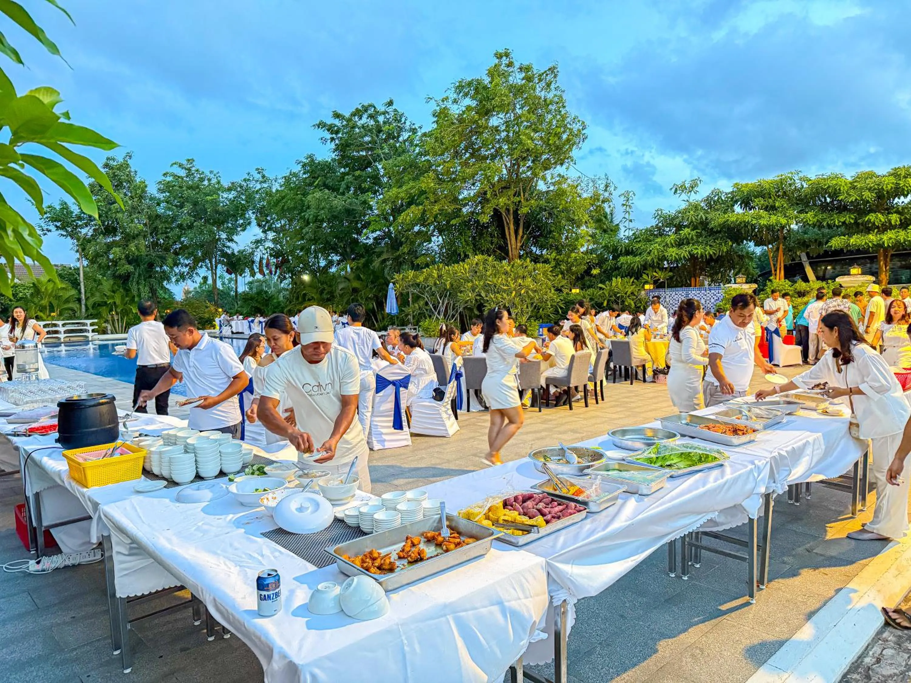 BBQ facilities in Sangkahak Mith Hotel
