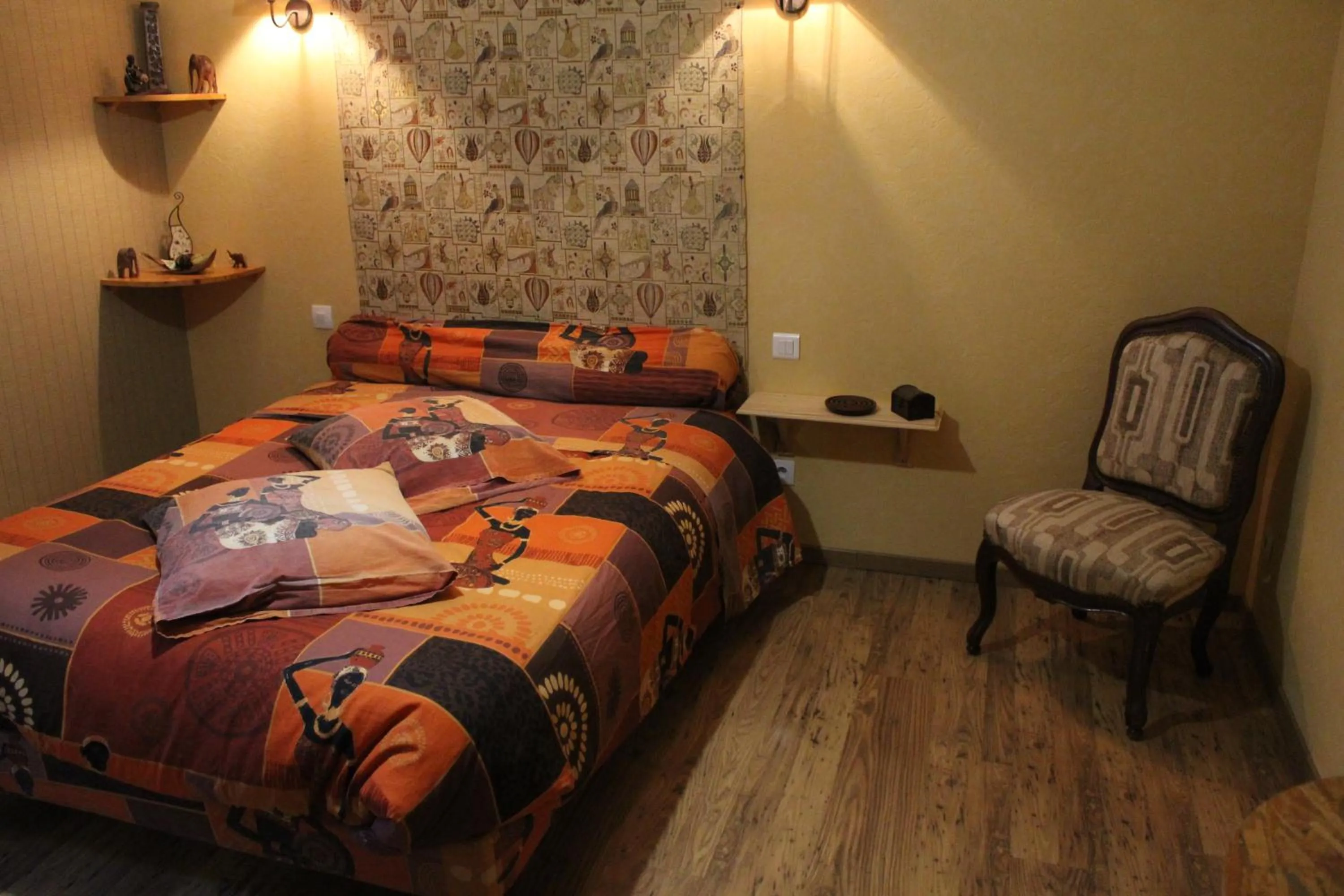 Bed in Chambres d 'hôtes "Au vieux Préssoir"