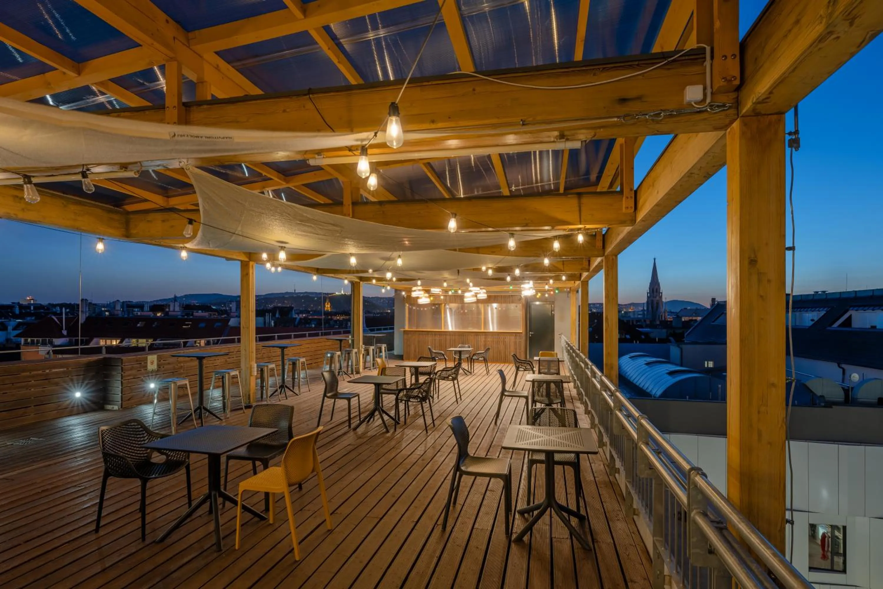 Balcony/Terrace in Dean's Home Budapest
