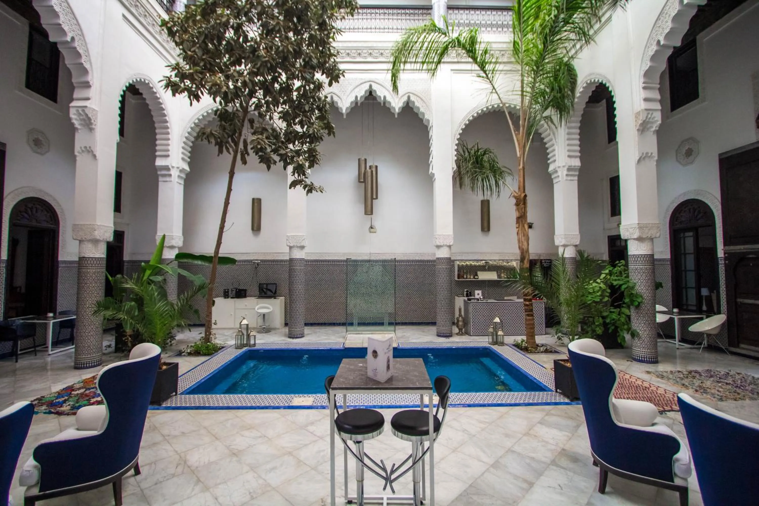 Pool view in Riad Braya