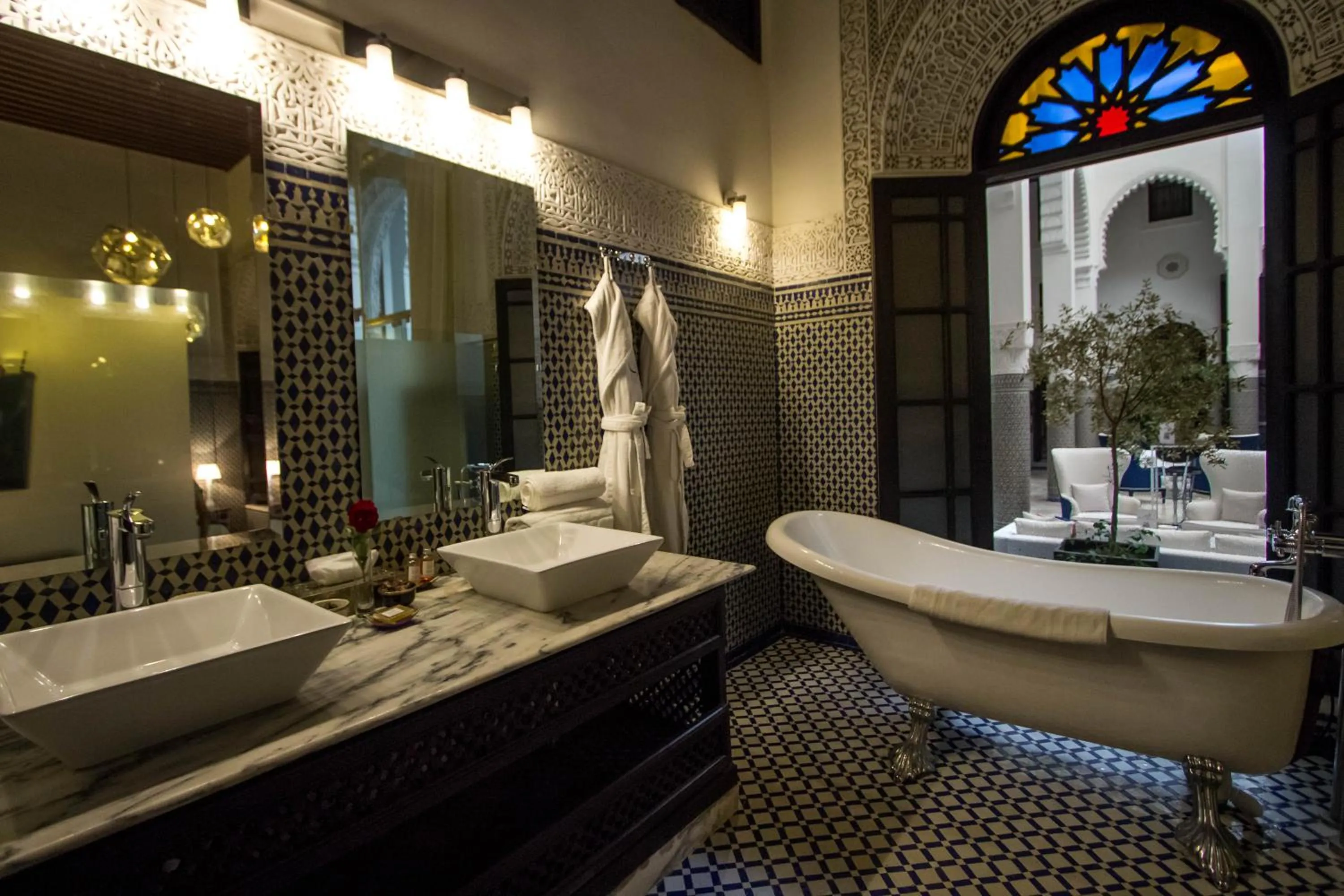 Bathroom in Riad Braya
