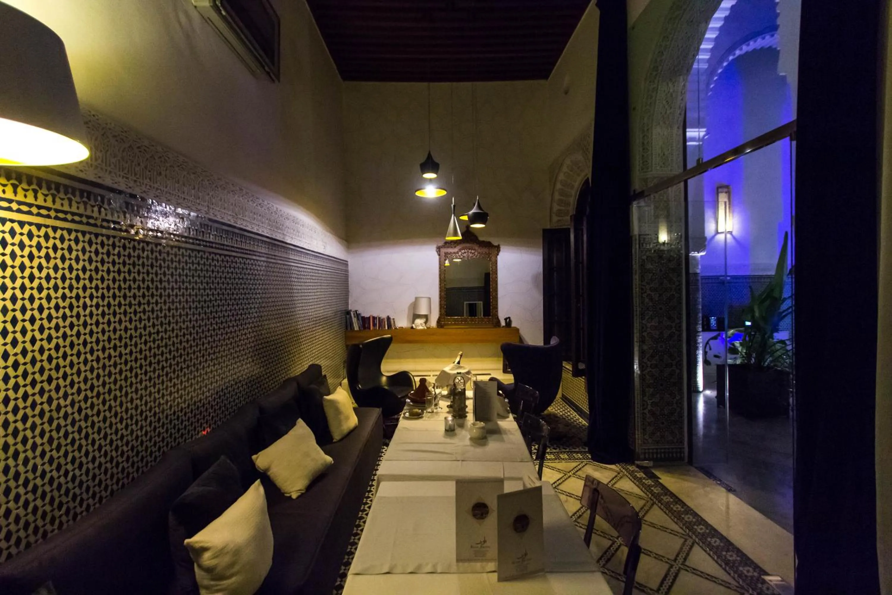 Dining area in Riad Braya