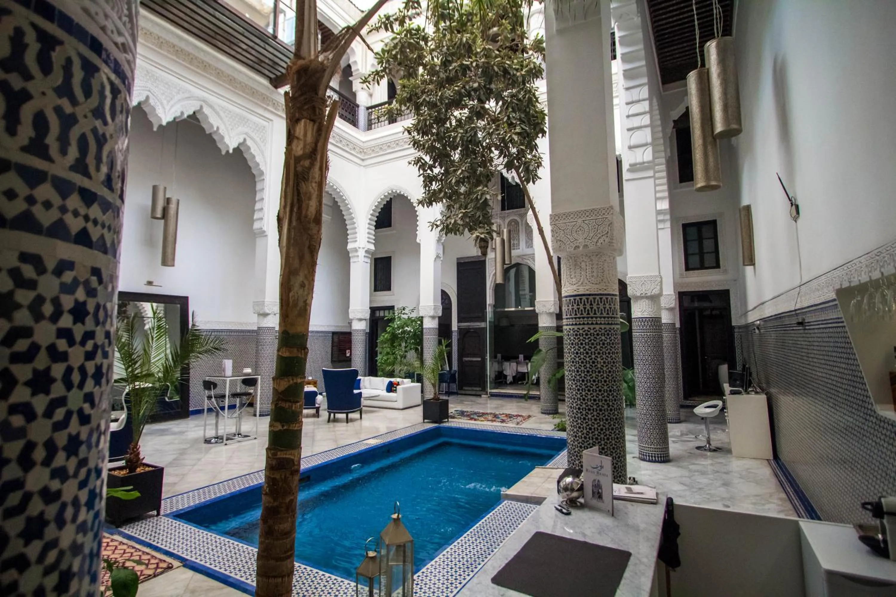 Pool view in Riad Braya