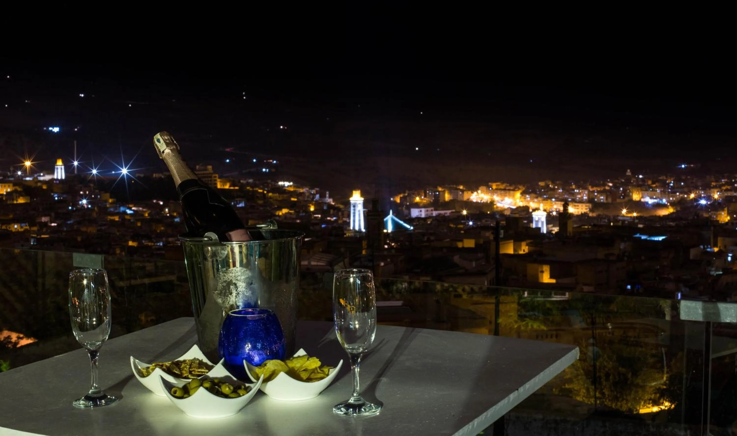 Lounge or bar in Riad Braya