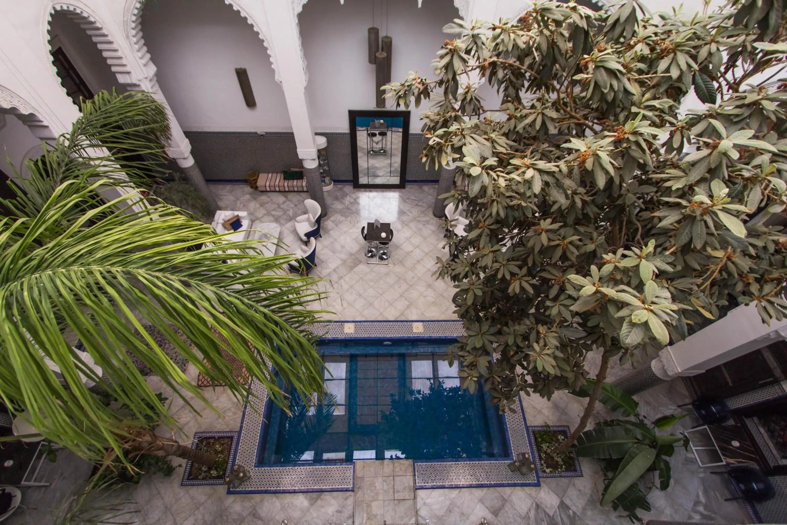 Pool view in Riad Braya