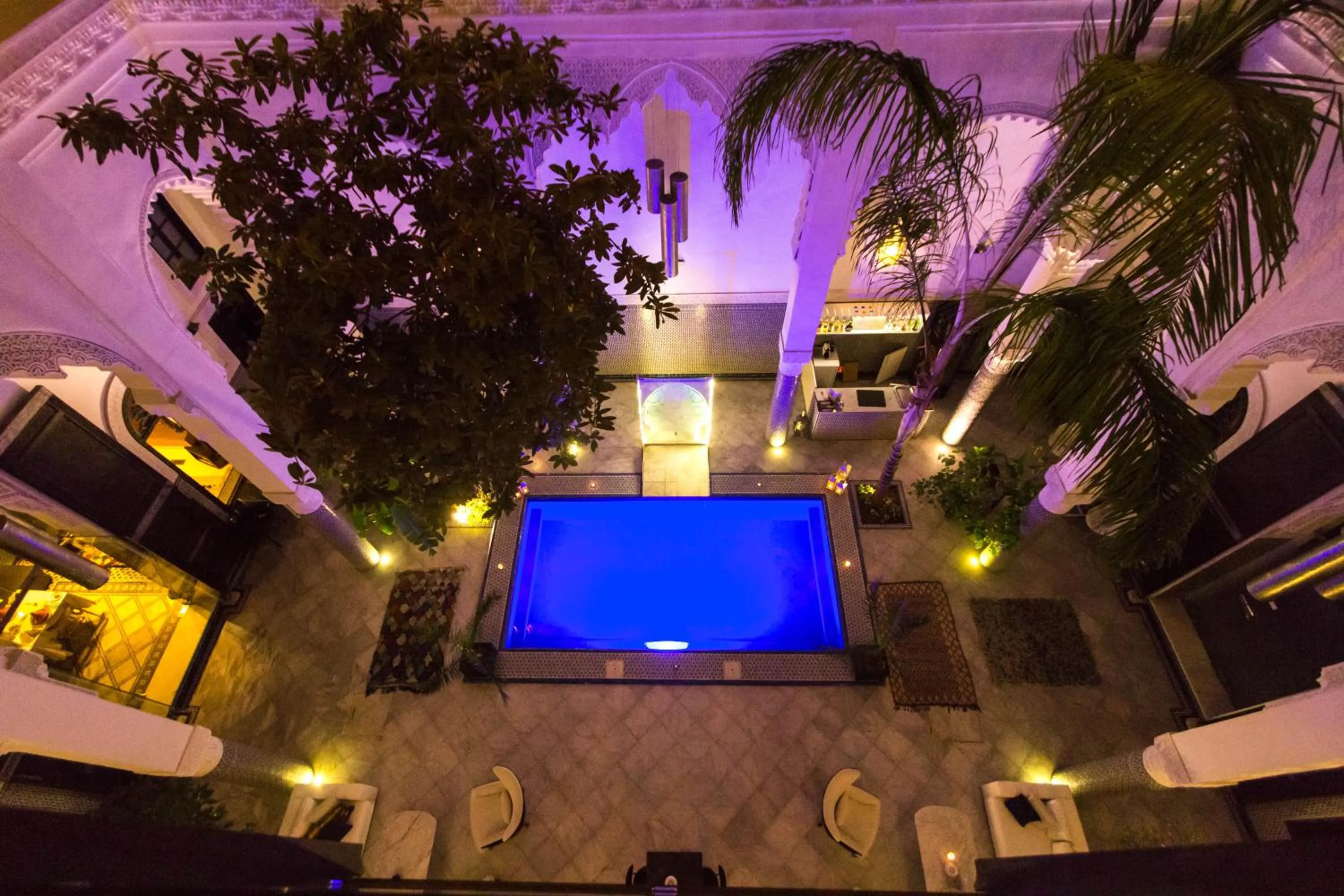 Pool view in Riad Braya
