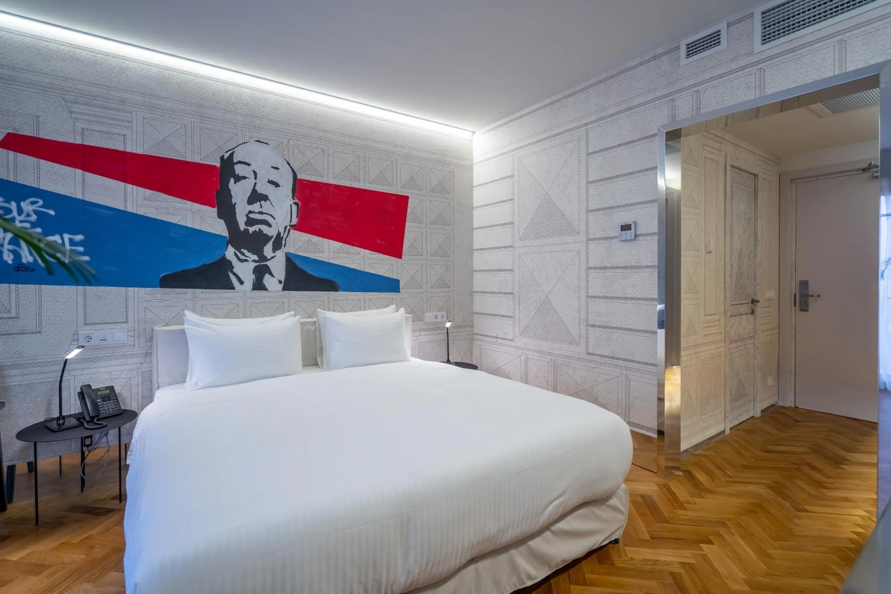 Bed in Platforma Design Hotel