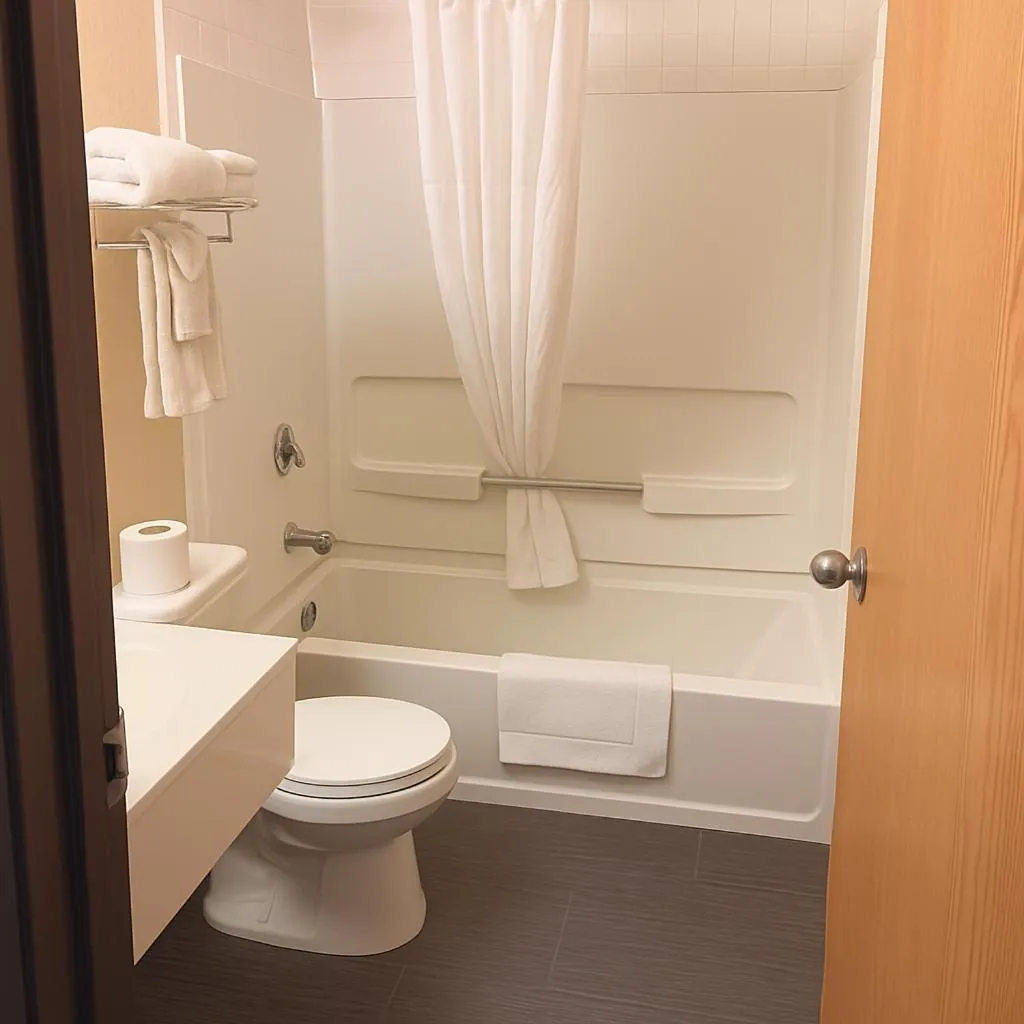 Bathroom in Days Inn by Wyndham Morton