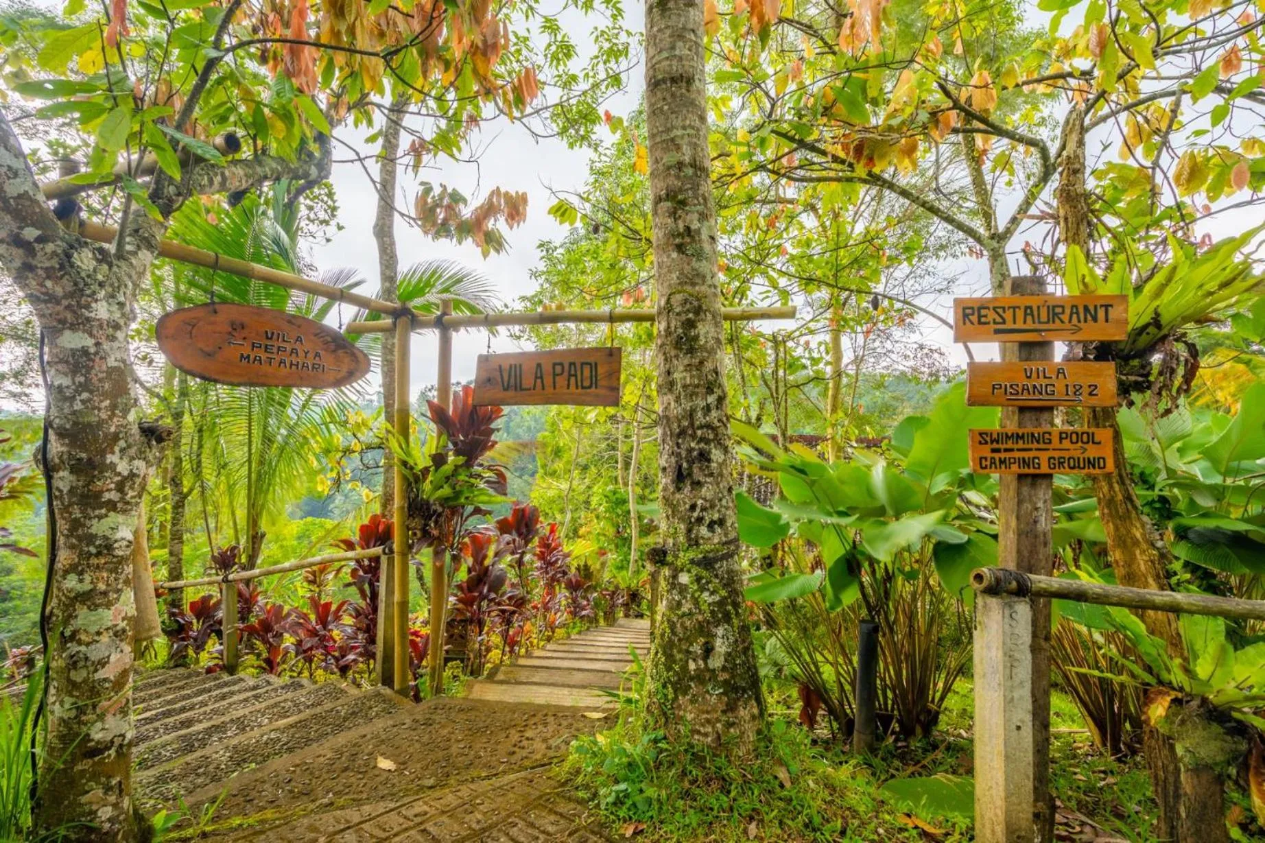 Garden view in Sang Tirta Resort