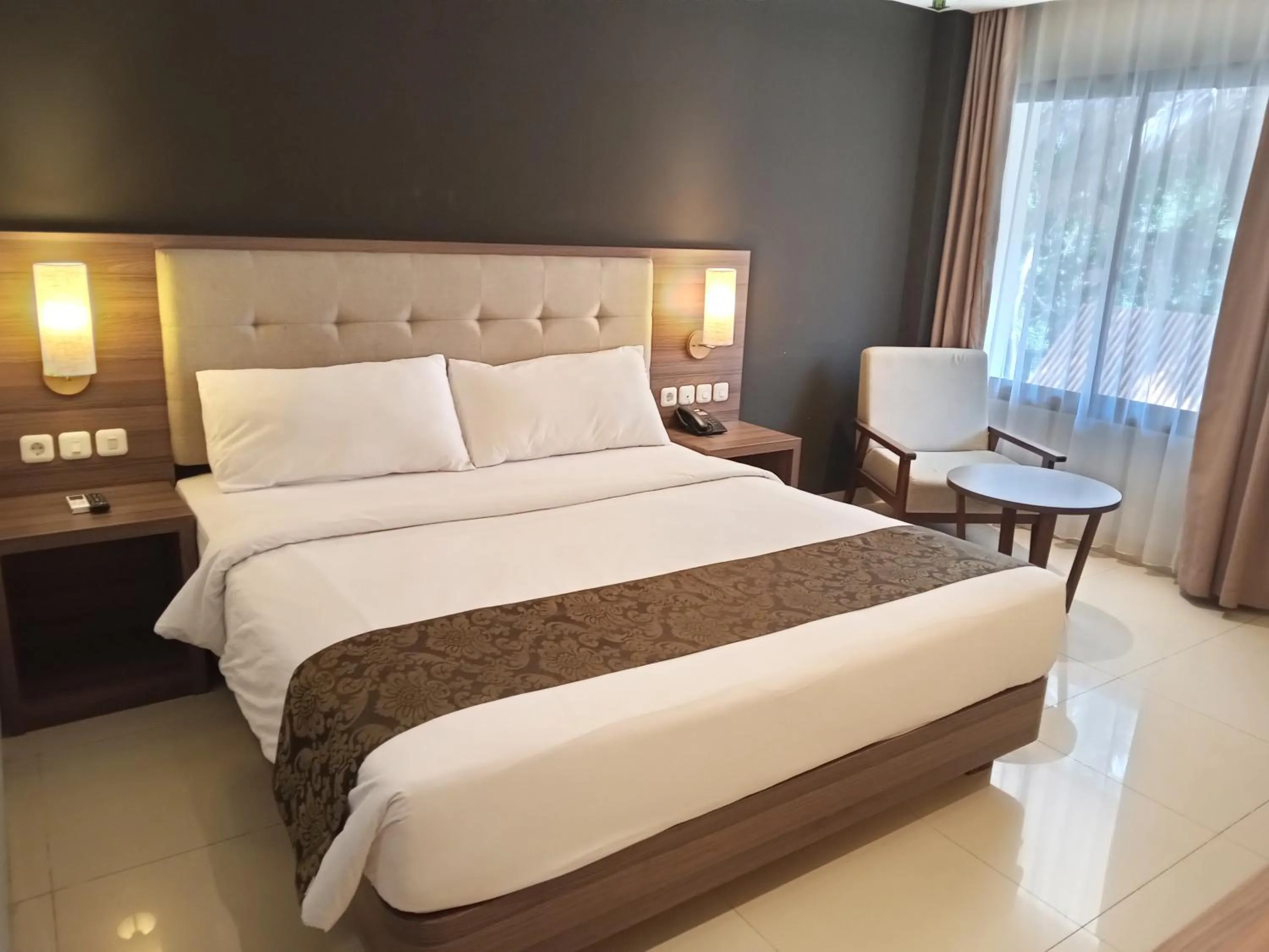 Bed in Jatiluhur Valley Resort