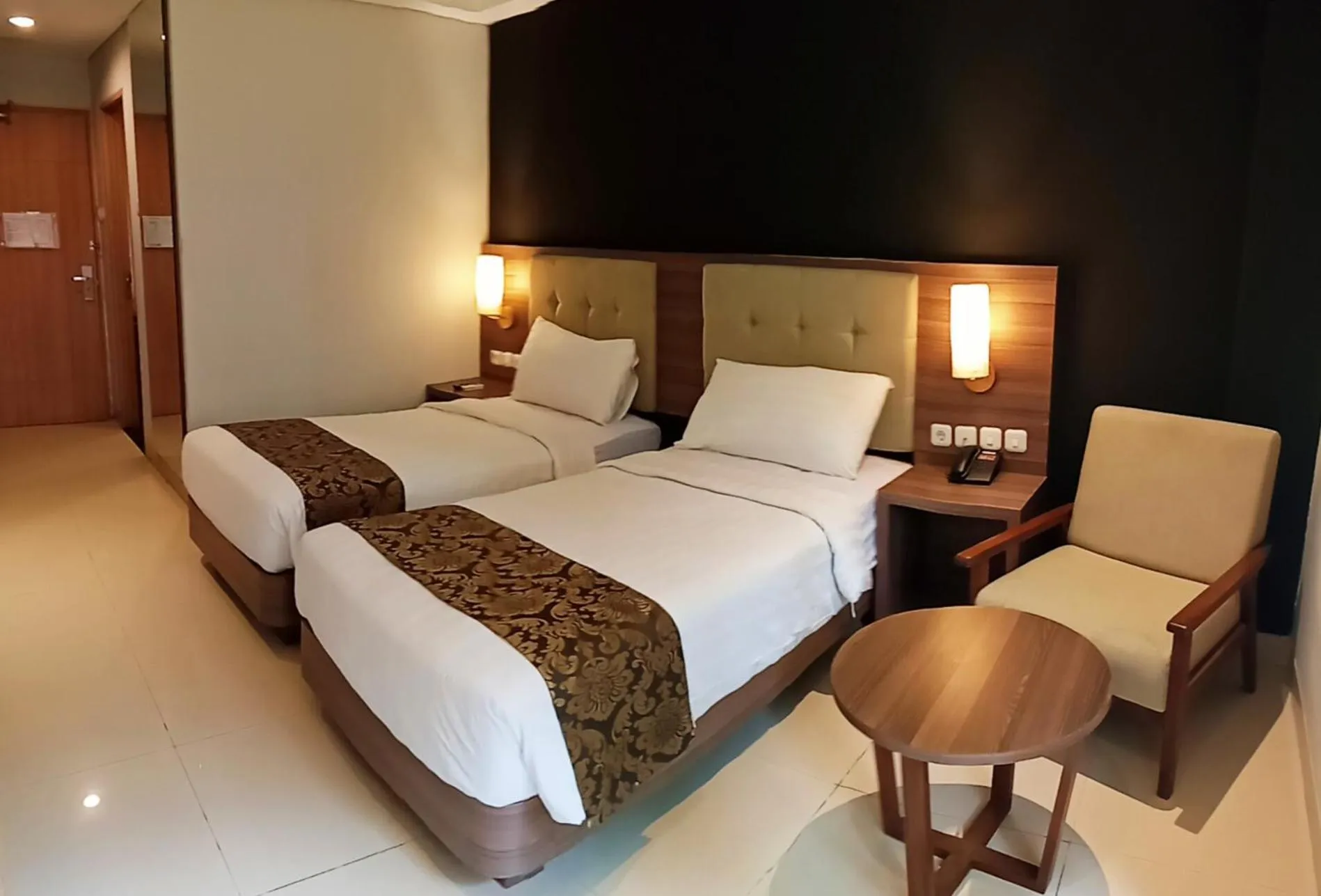 Bed in Jatiluhur Valley Resort