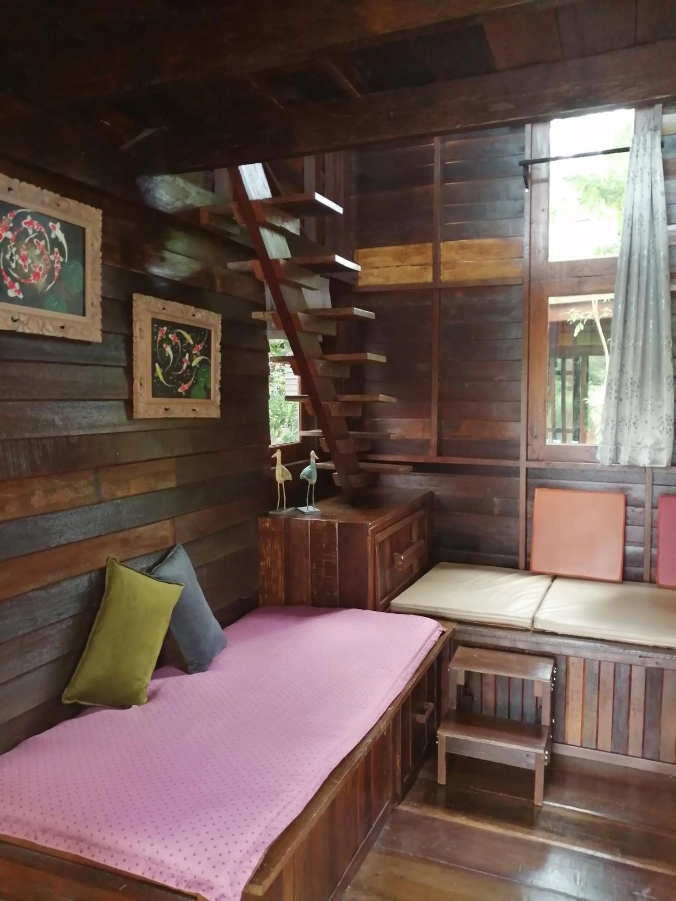 Bed in Rustic​ Charm​ Suphan​