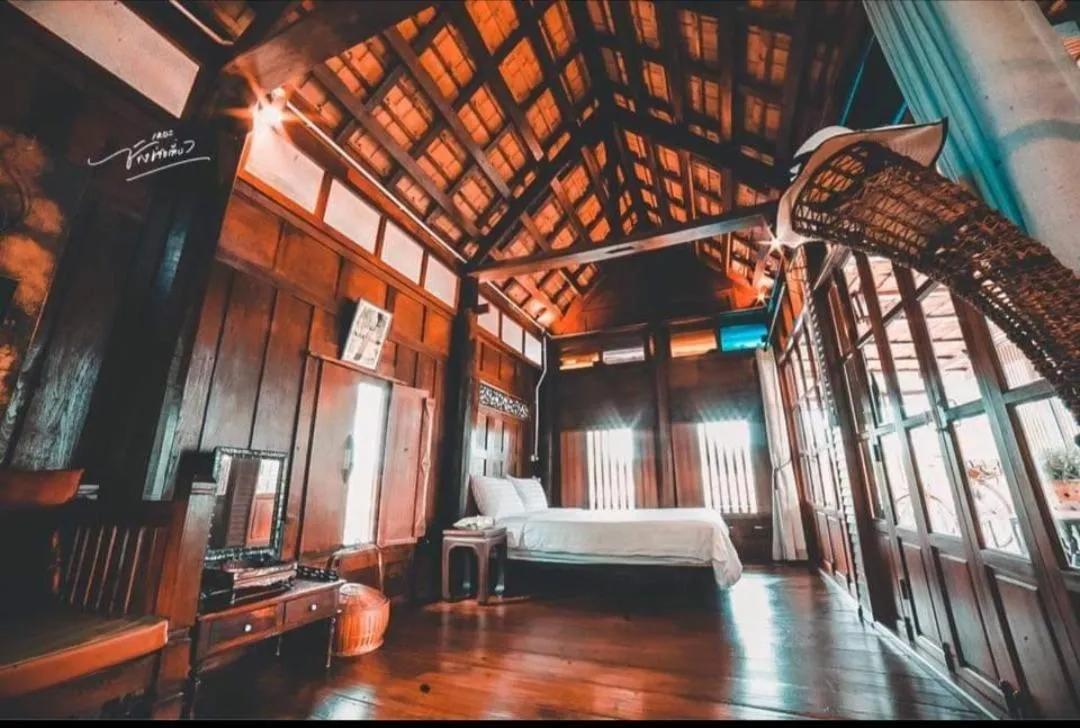 Bed in Rustic​ Charm​ Suphan​