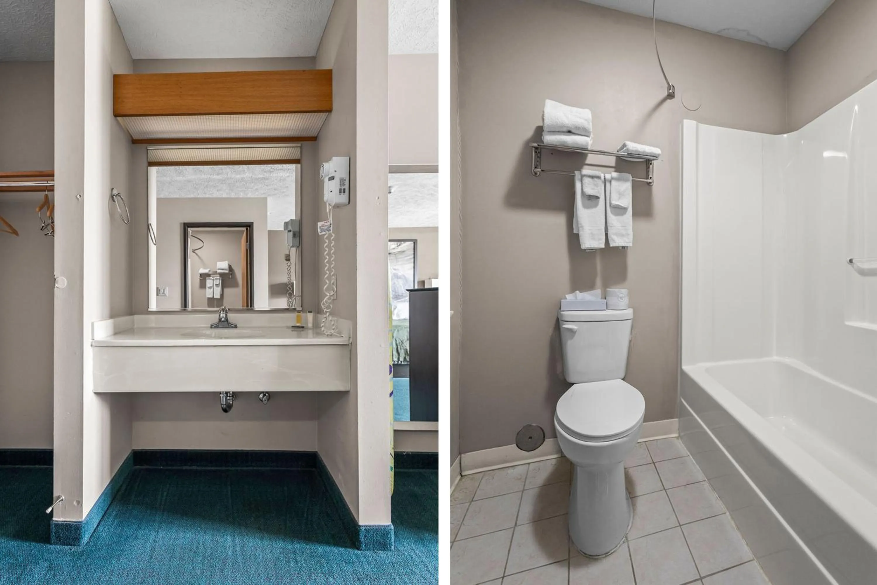 Bathroom in Burgundy Inn & Suites