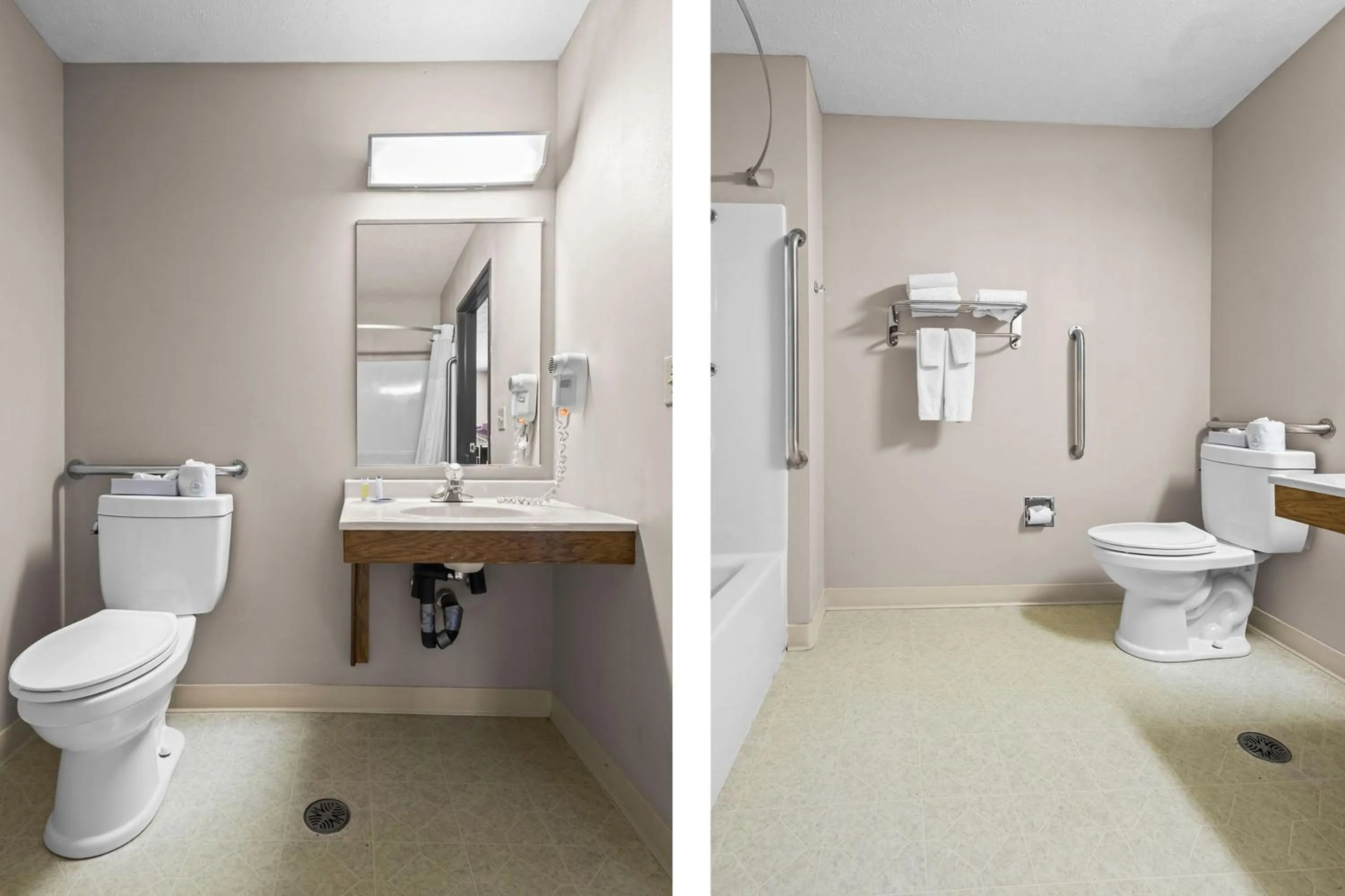 Bathroom in Burgundy Inn & Suites