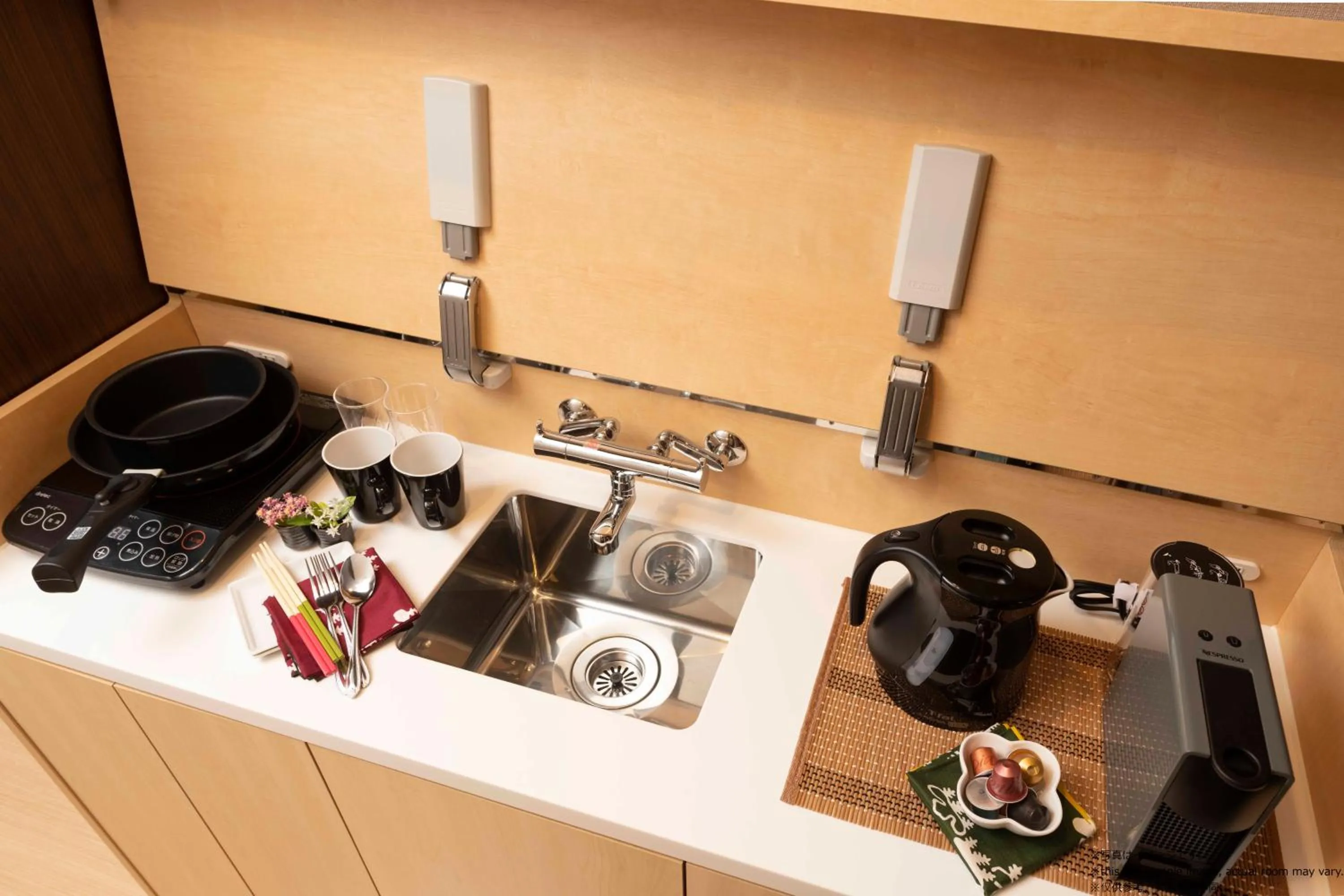 Kitchen or kitchenette in Stay SAKURA Kyoto Fuga