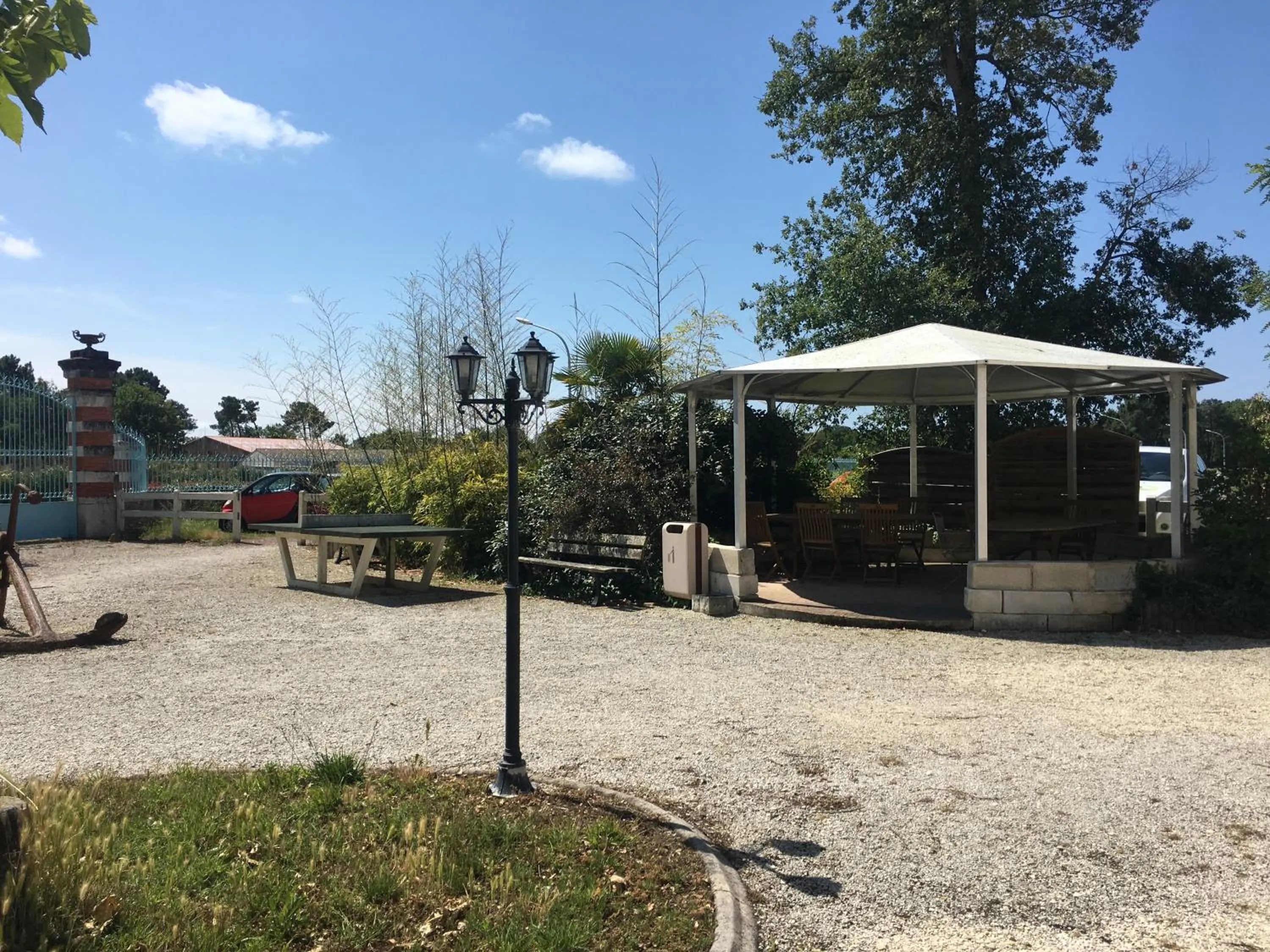 Patio in La Ferme Antoinette