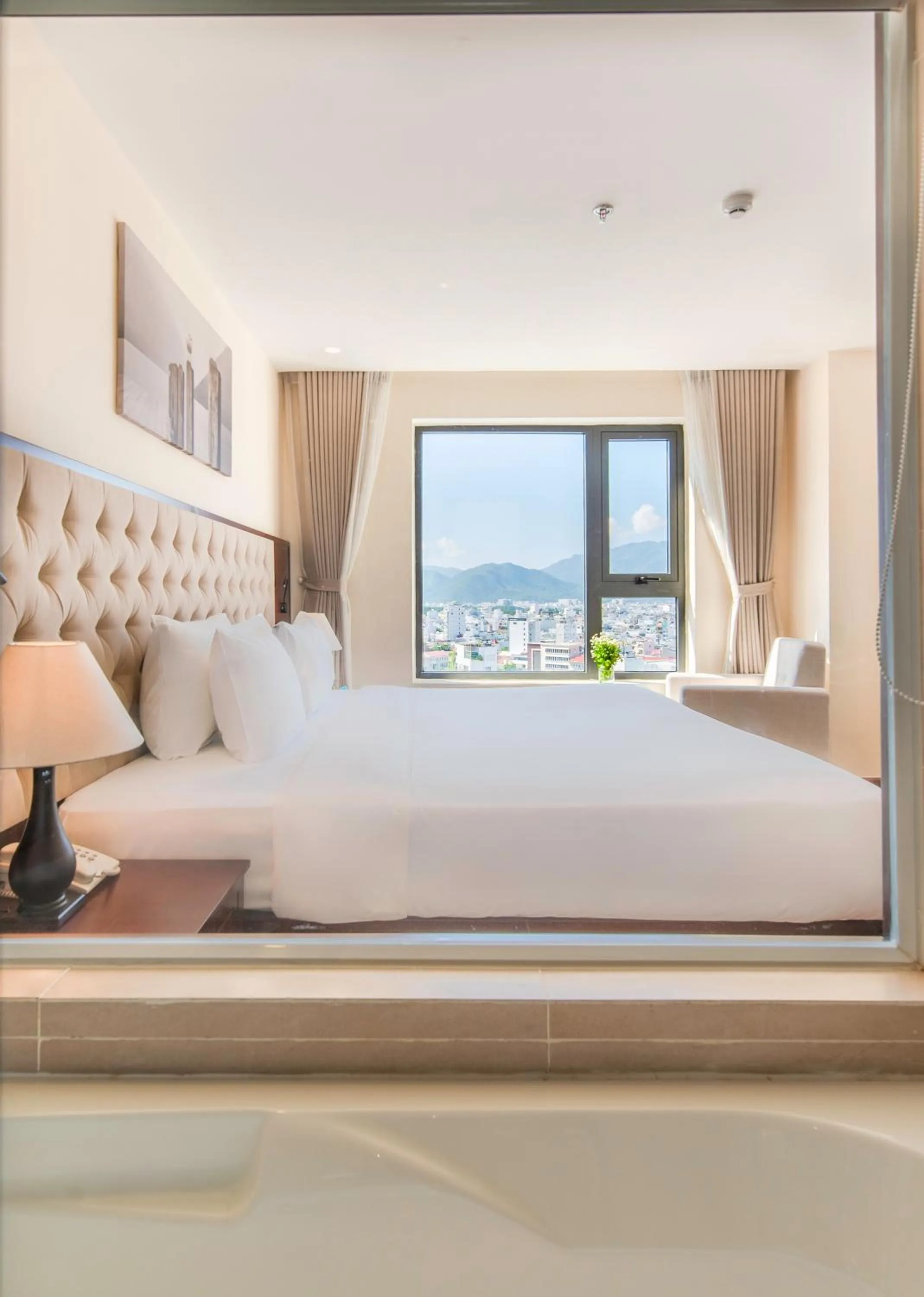 Bed in Florida Hotel