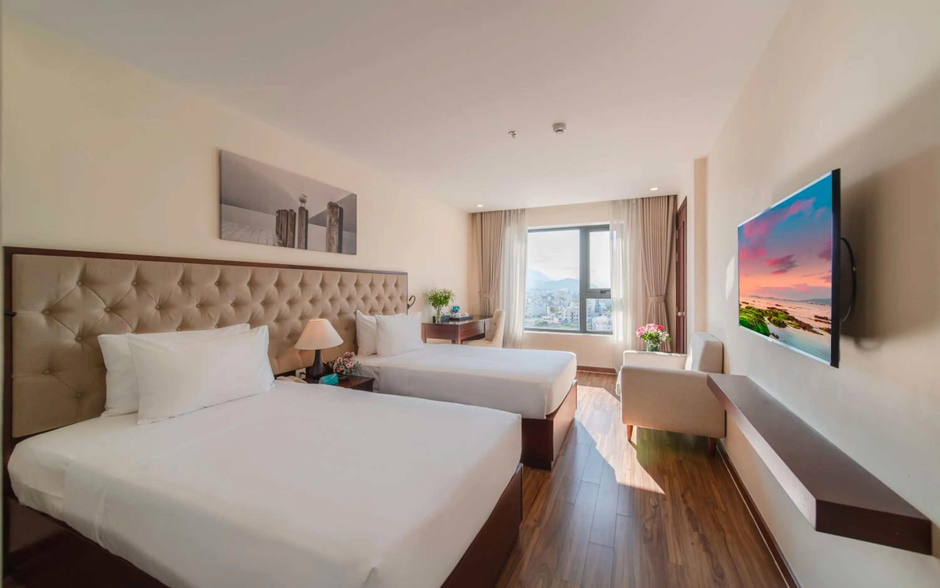 Bed in Florida Hotel