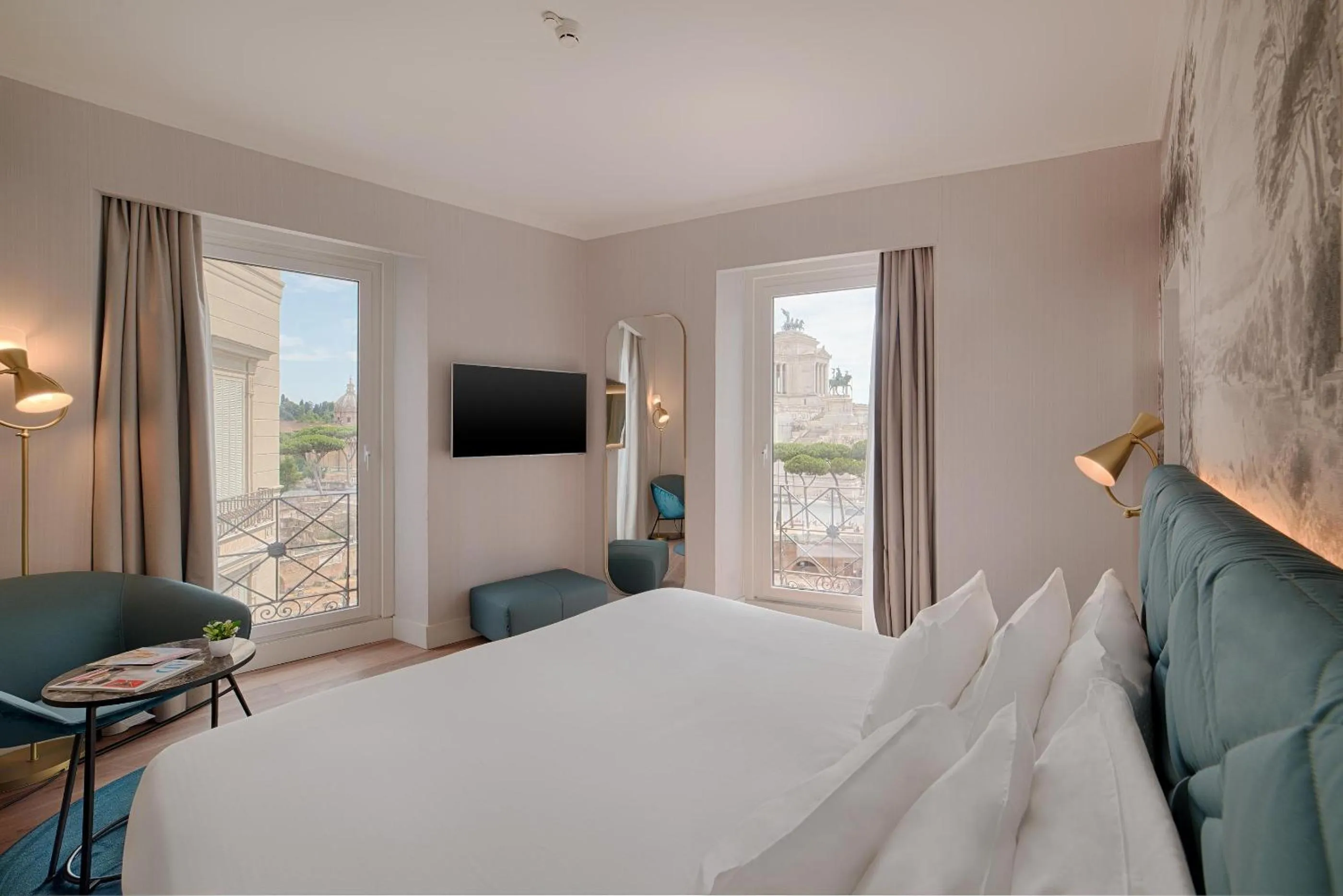 Bedroom, Bed in NH Collection Roma Fori Imperiali