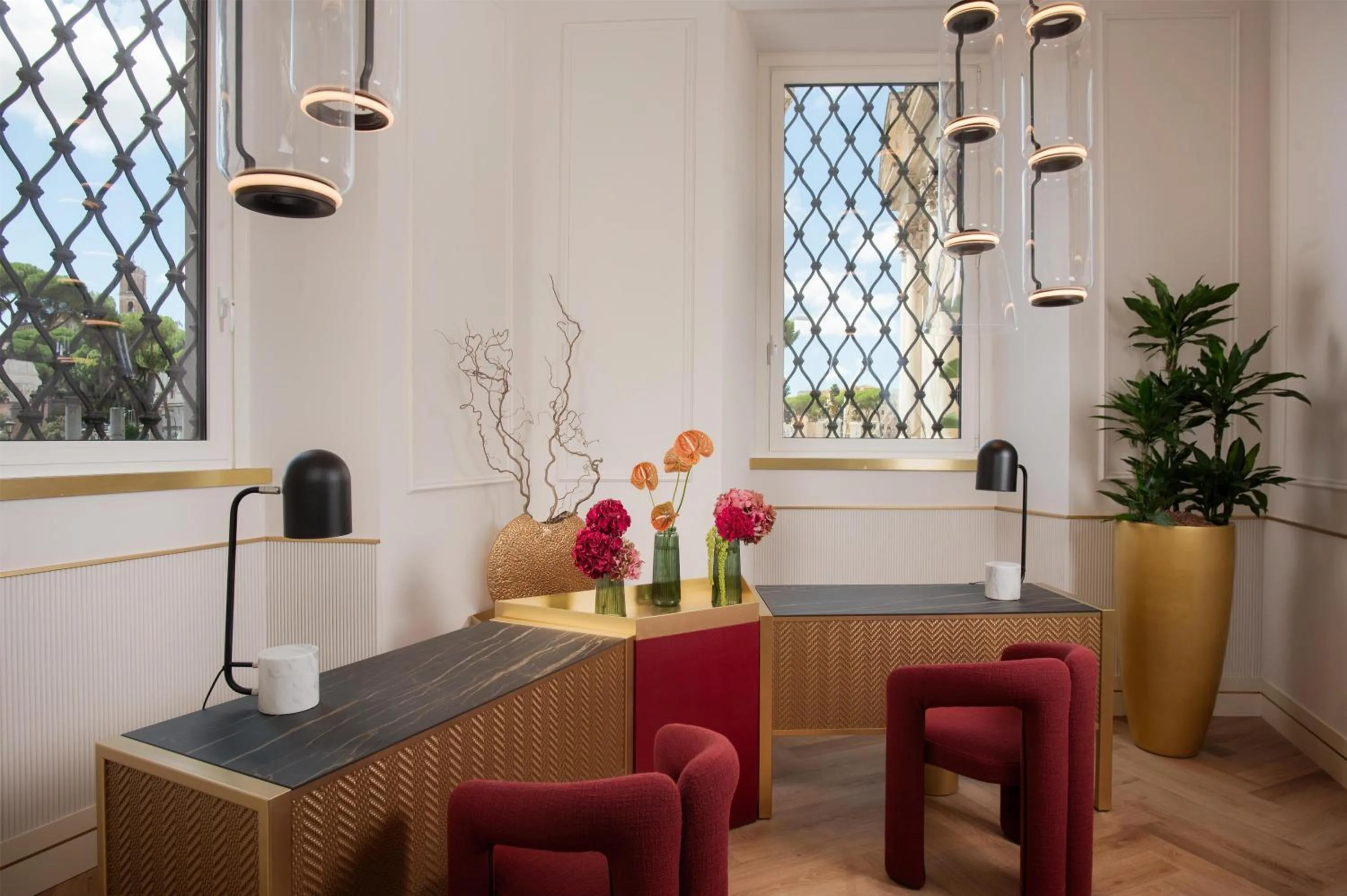 Lobby or reception in NH Collection Roma Fori Imperiali
