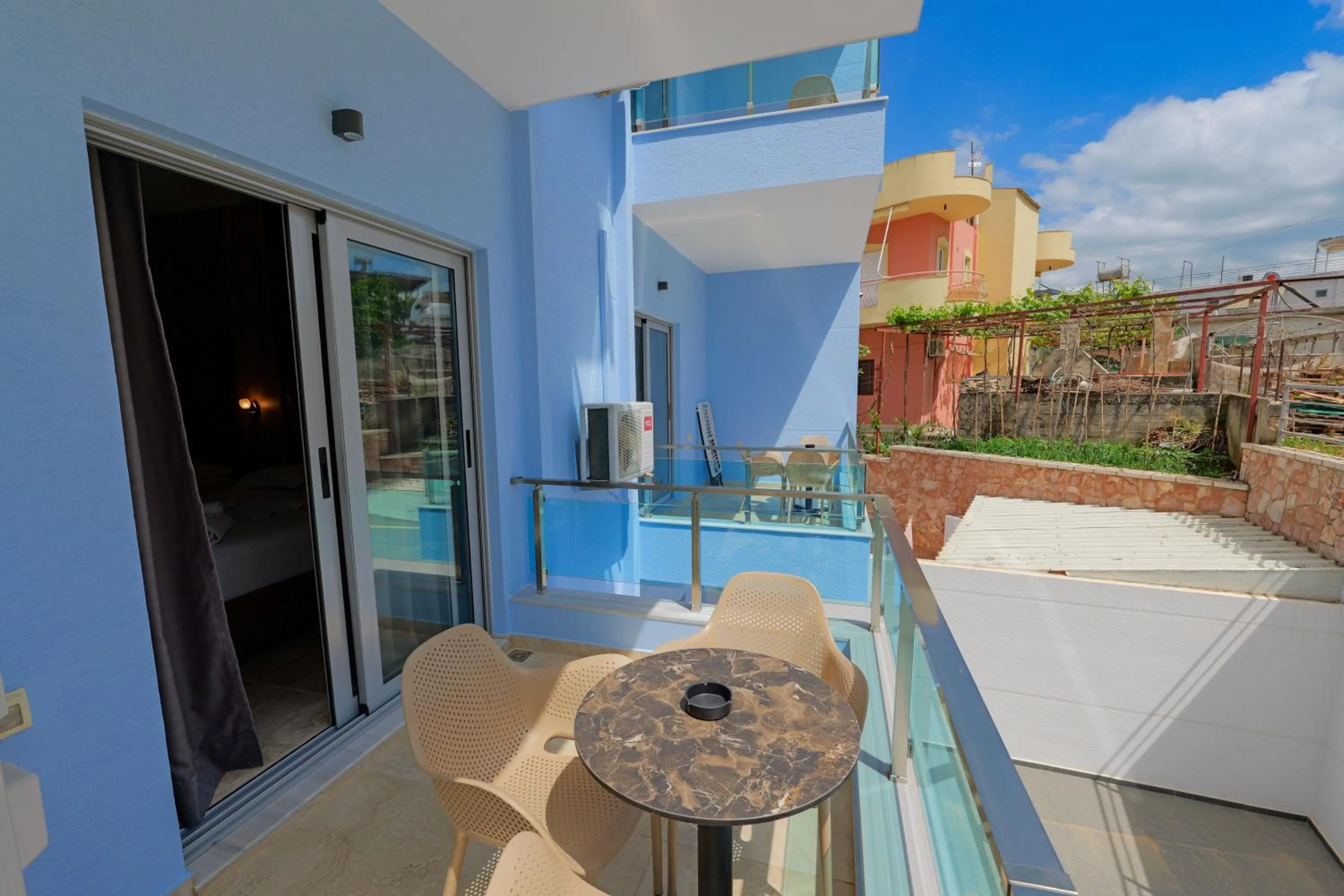 Balcony/Terrace in Hotel Esmerald Ksamil