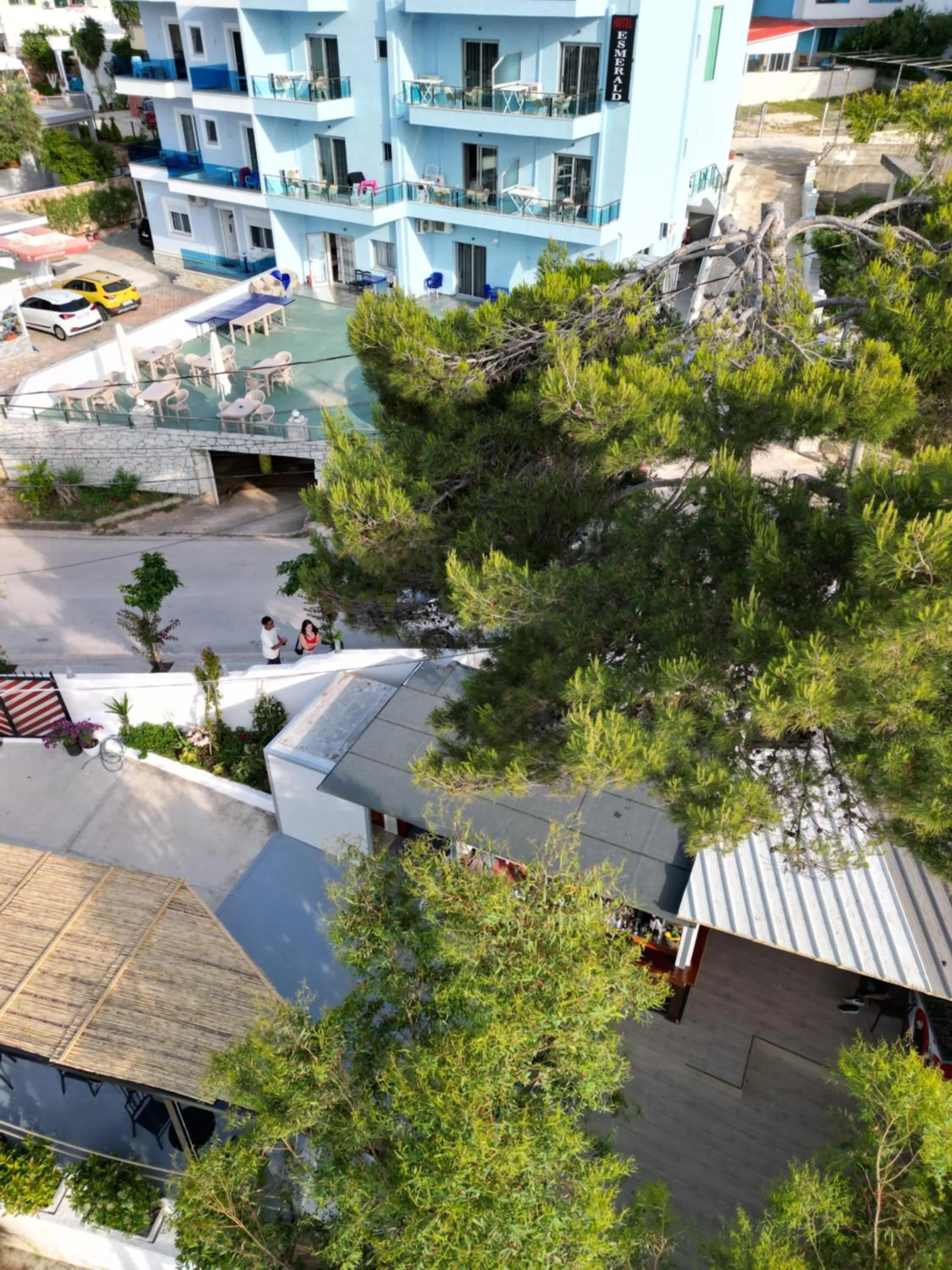 Property building in Hotel Esmerald Ksamil