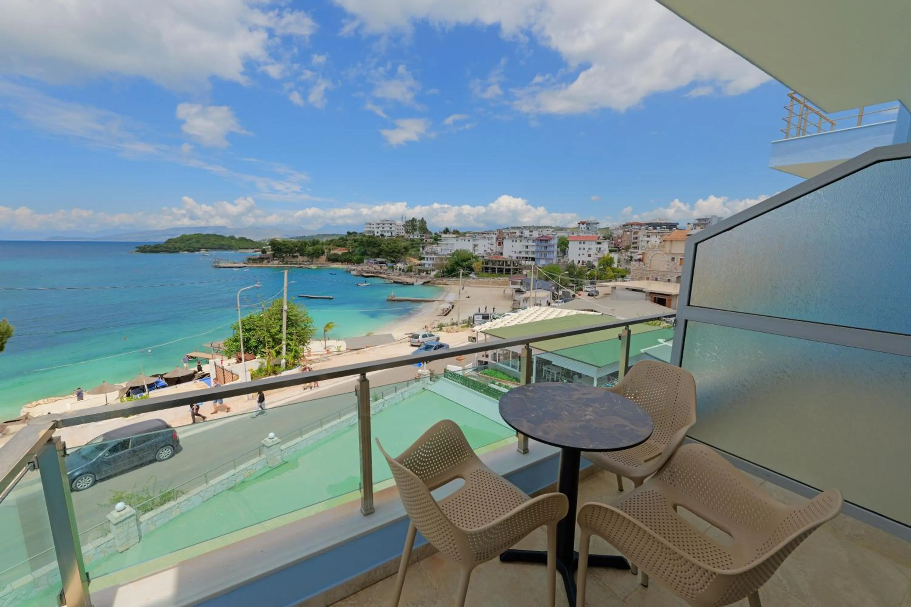 Balcony/Terrace in Hotel Esmerald Ksamil