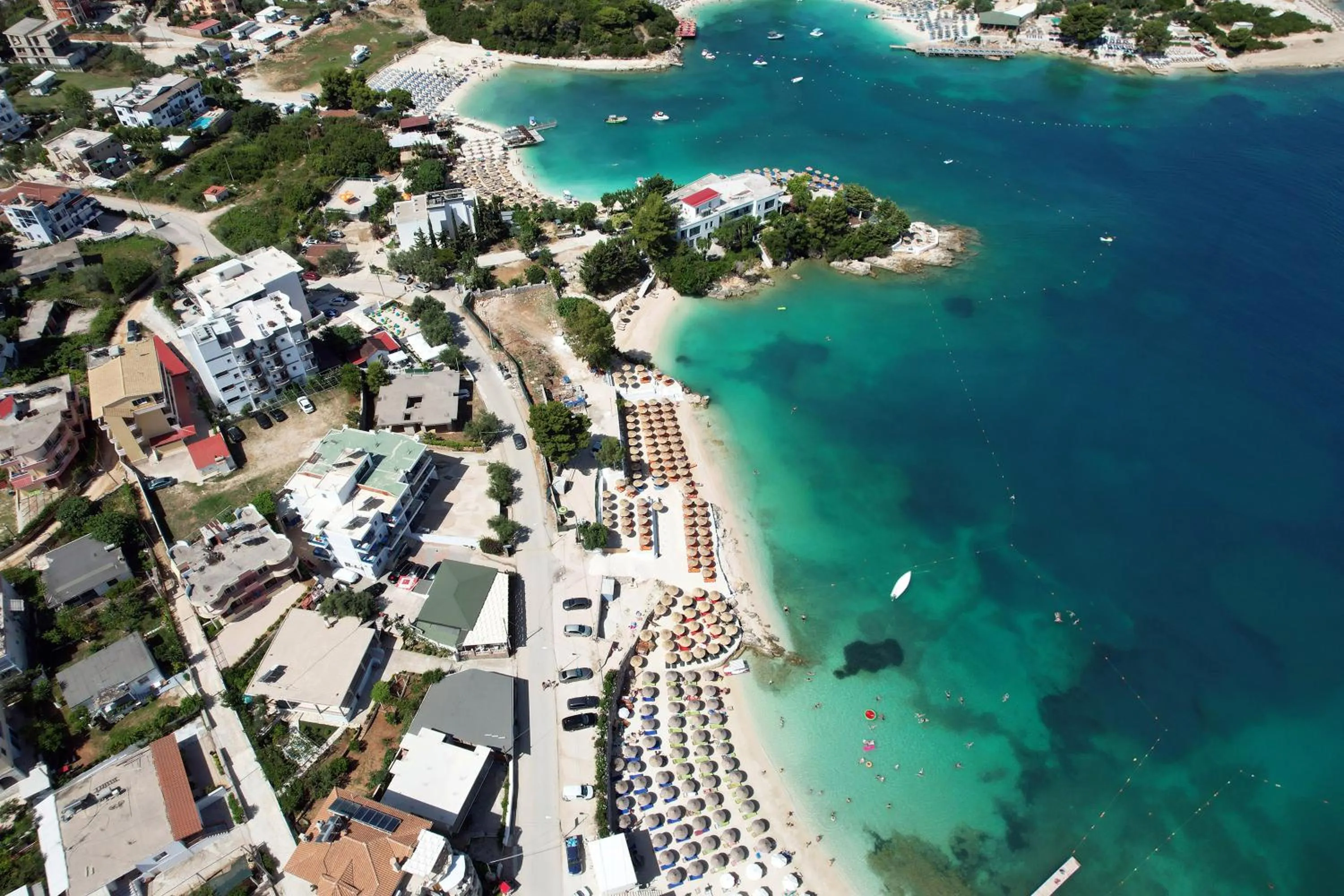 Bird's eye view in Hotel Esmerald Ksamil